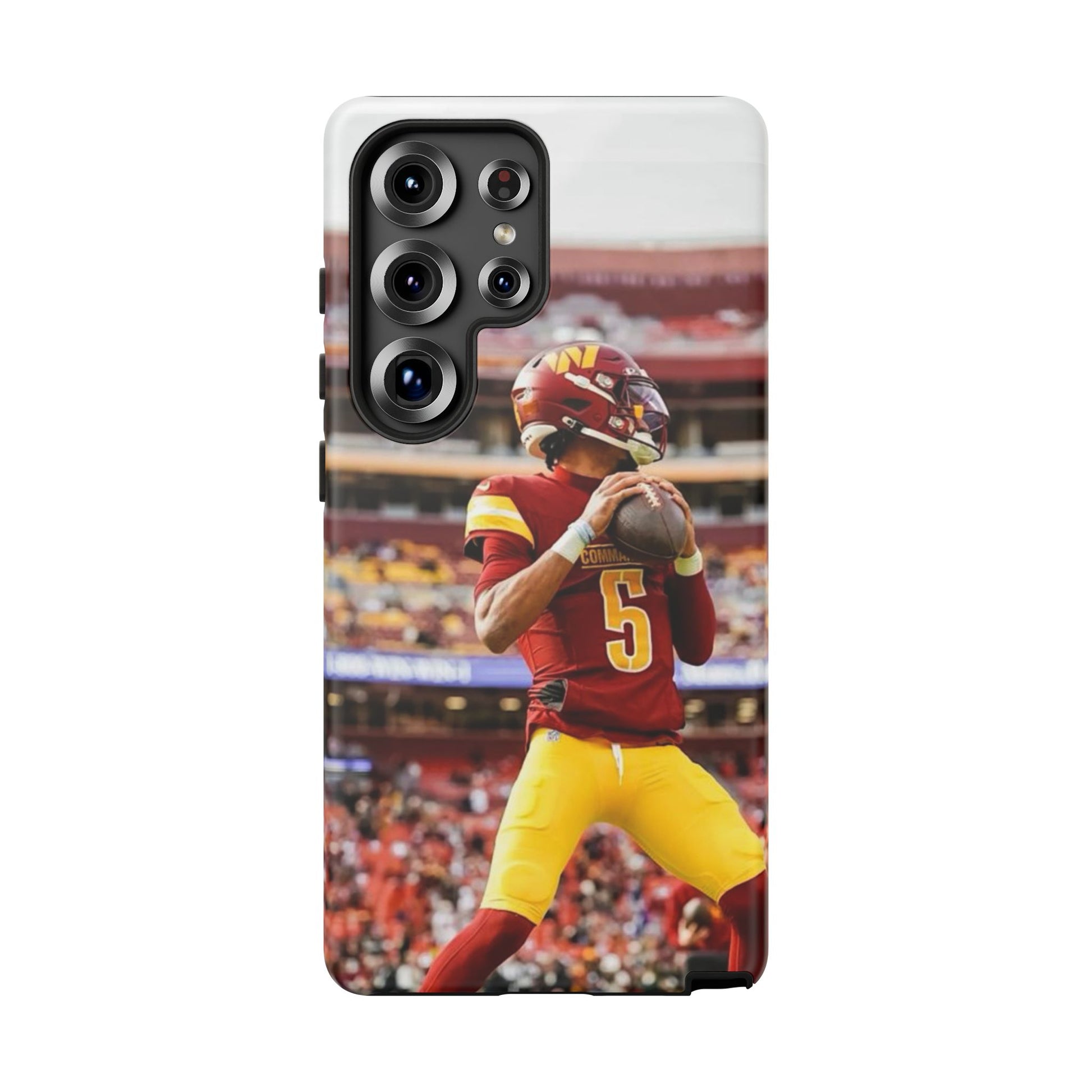 Jayden Daniels Washington Football Tough Cases for iPhones, Samsung, and Pixel