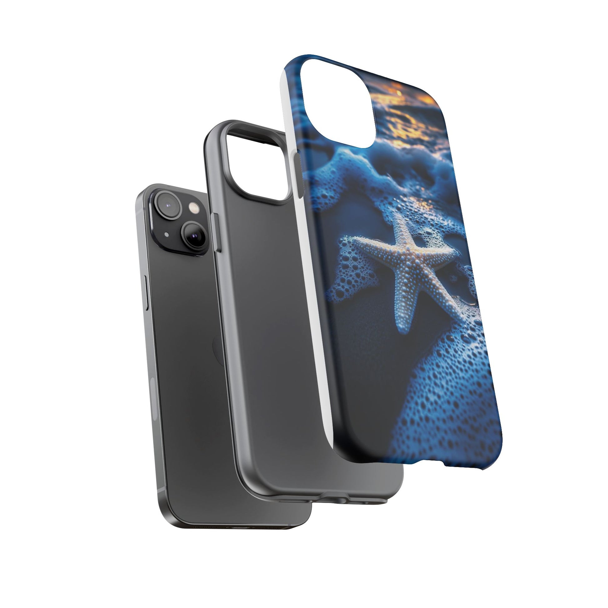Starfish Beach Tough Cases for iPhones, Samsung, and Pixel