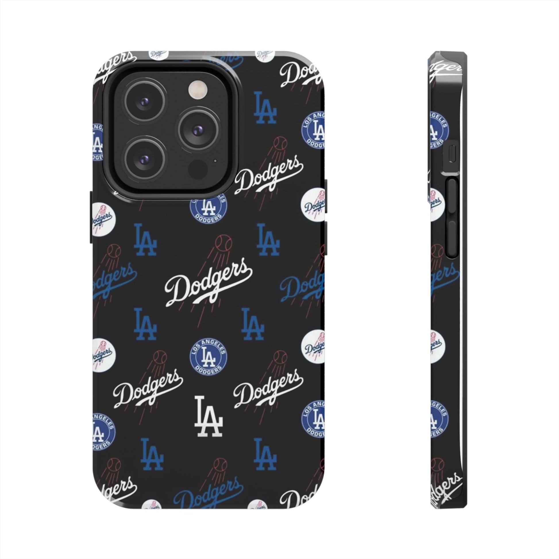 Dodgers Baseball Pattern Phone Cases for Iphones & Samsung Phones Durable