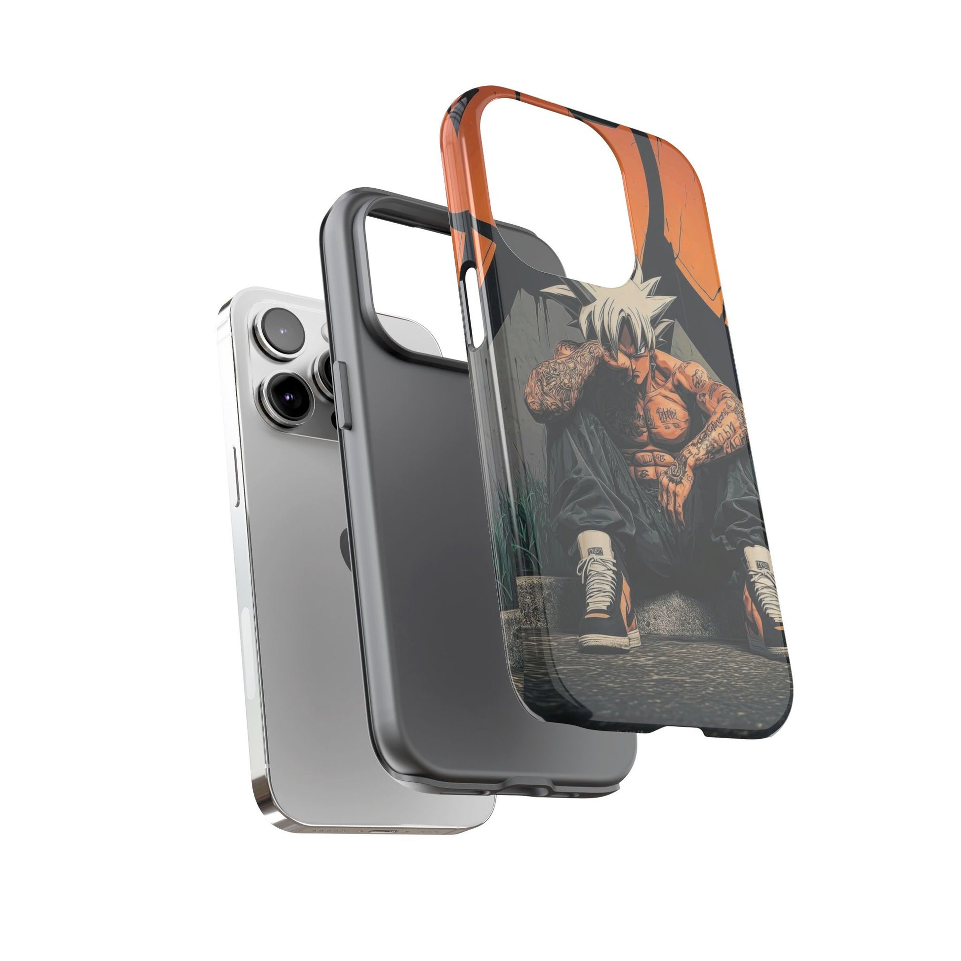 Anime DBZ Thug Tough Cases for iPhones, Samsung, and Pixel