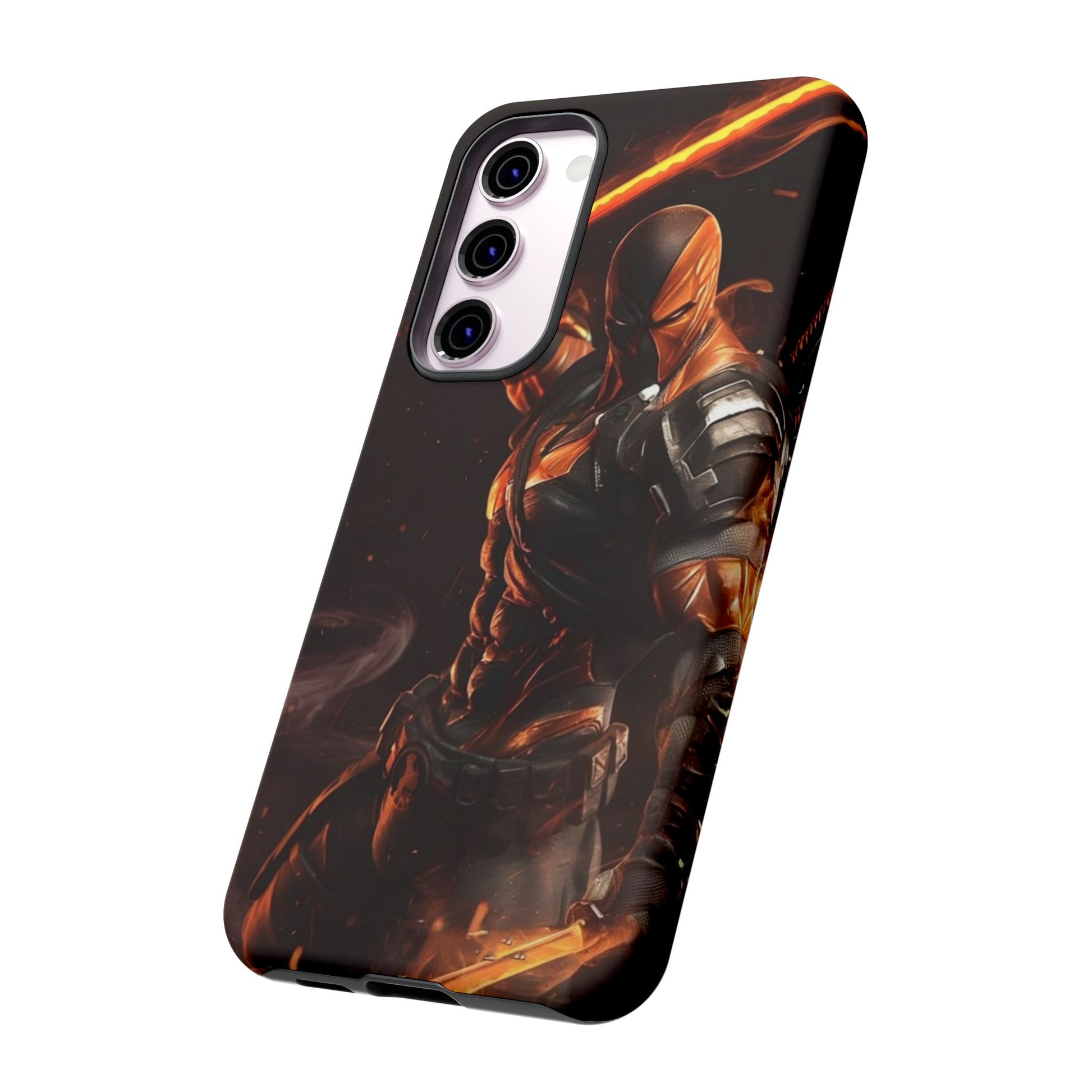 DC Comics Death Stroke Tough Cases for iPhones, Samsung, and Pixel