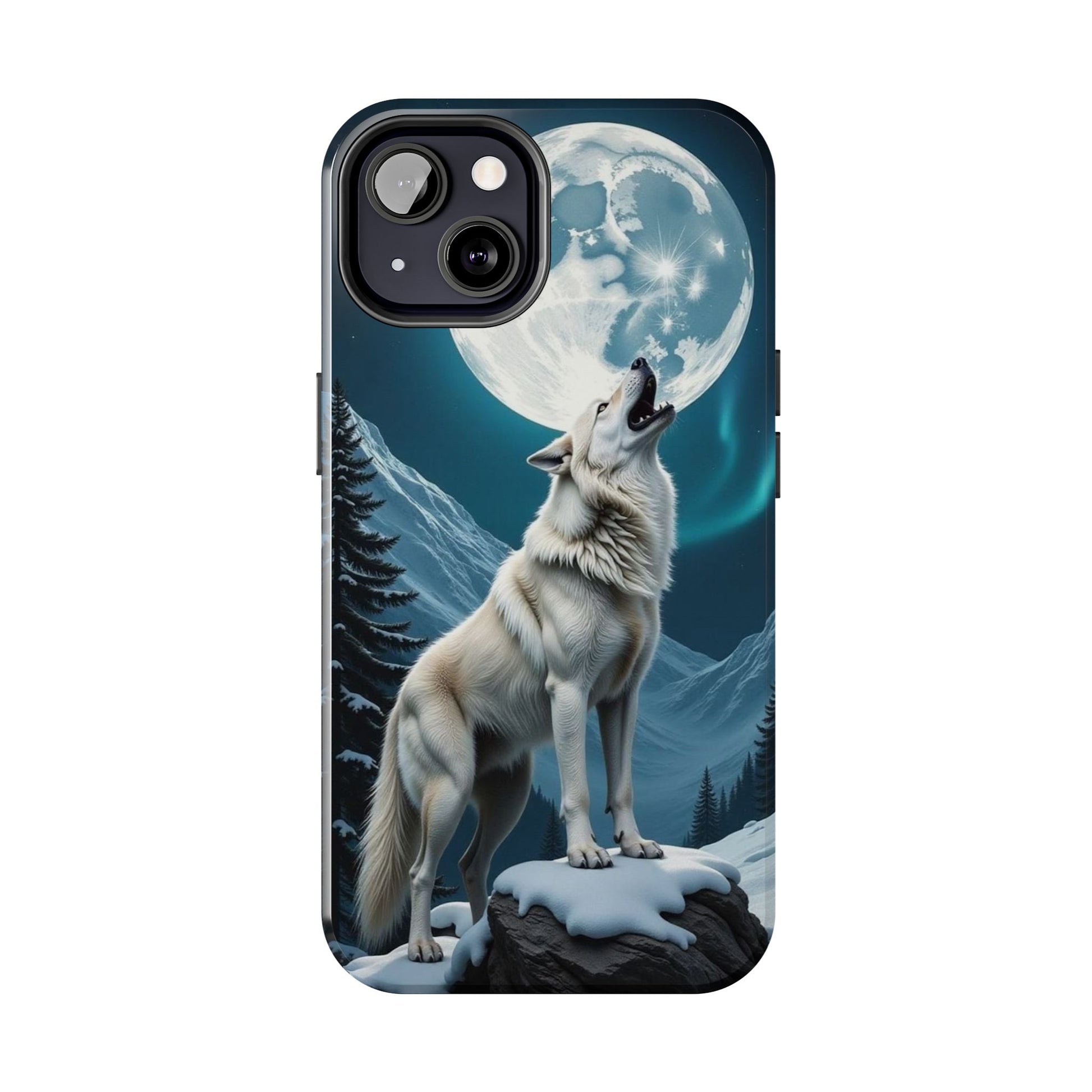 Howling Wolf Theme Phone Cases for iPhones & Samsung Phones