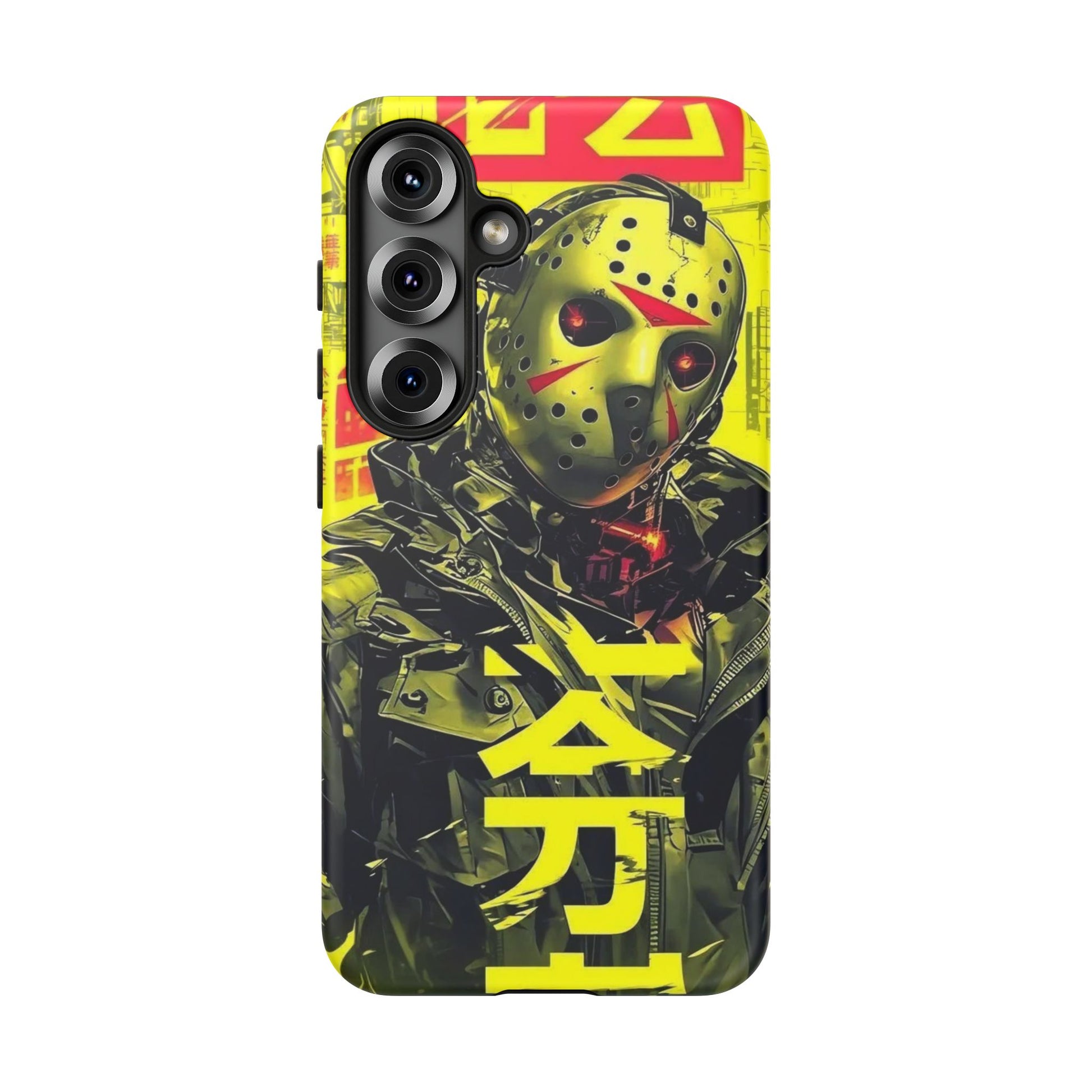 Cyberpunk X Jason Voorhees Tough Cases for iPhones, Samsung, and Pixel