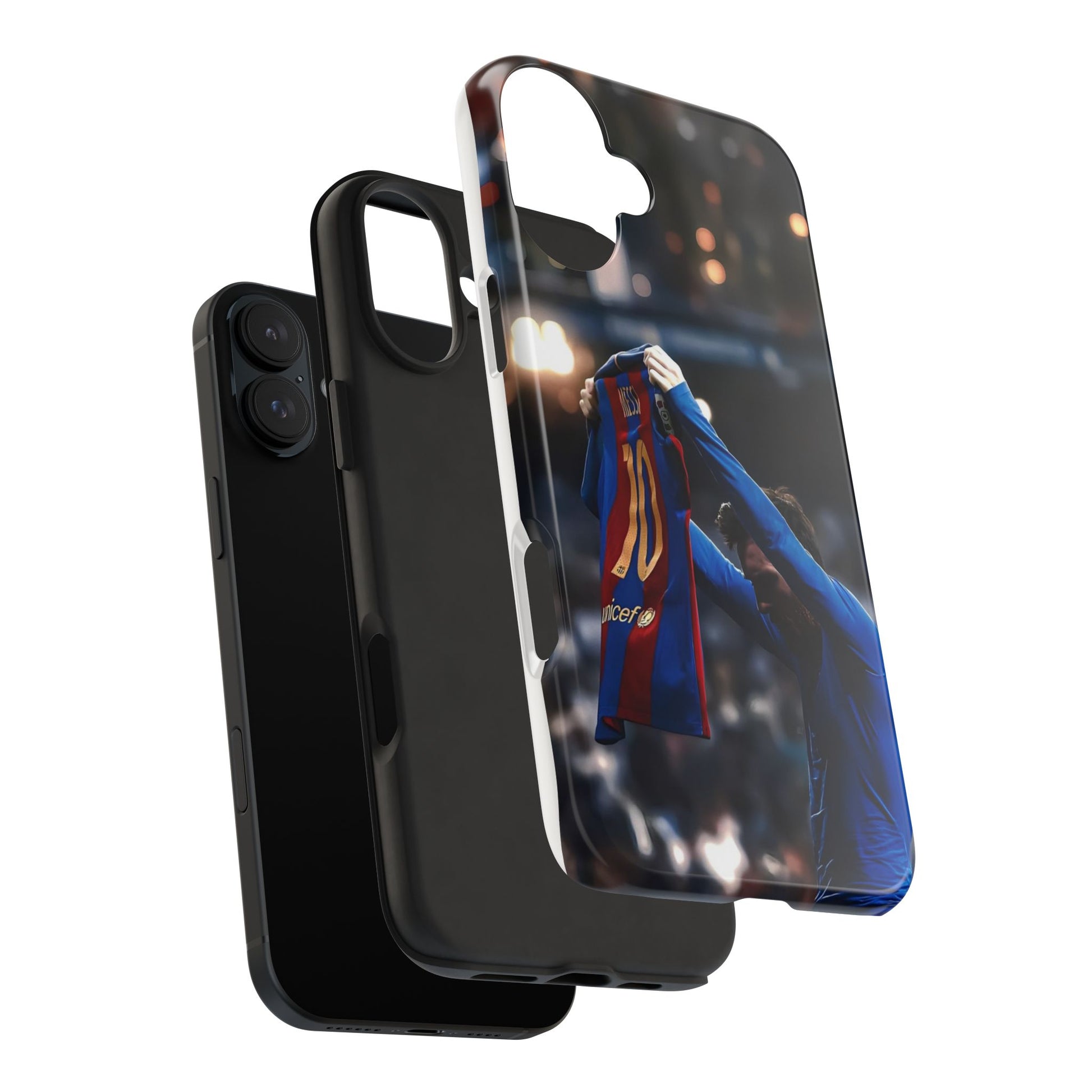 Soccer Champ Messi Tough Phone Cases for Iphones & Samsung Phones Durable