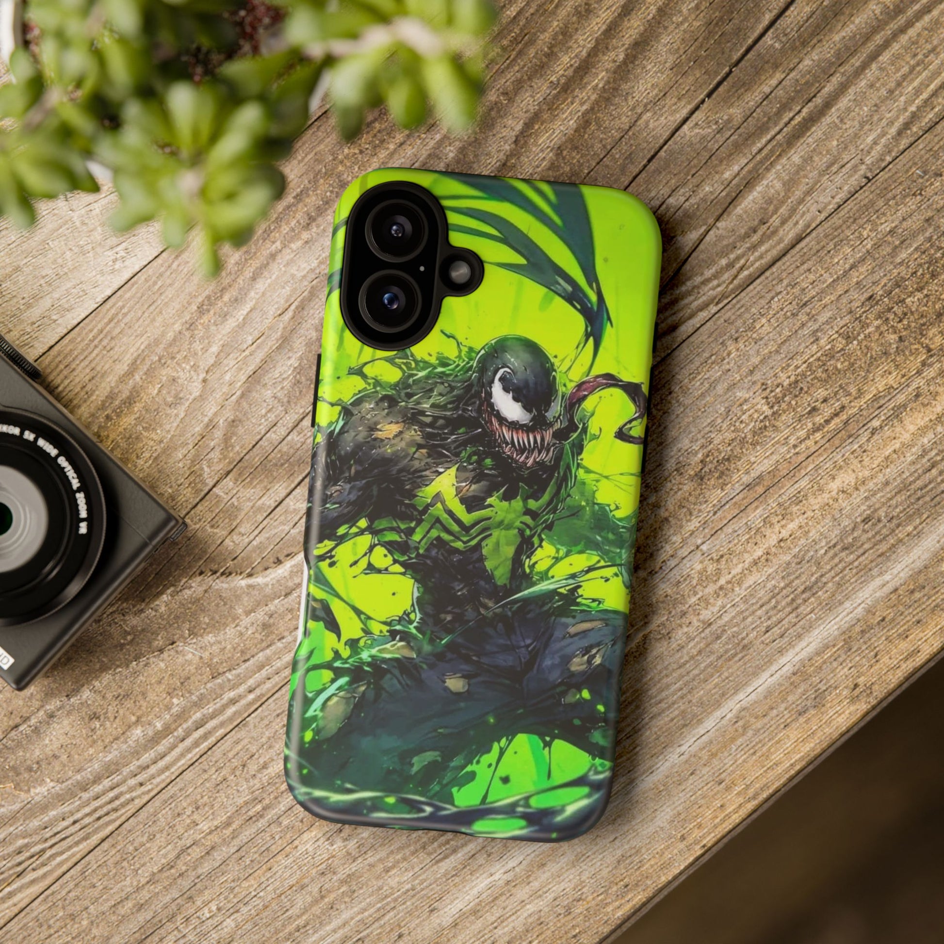 Evil Venom Phone Case, Tough Cases, Marvel Comics Phone for iPhones, Samsung, and Pixel