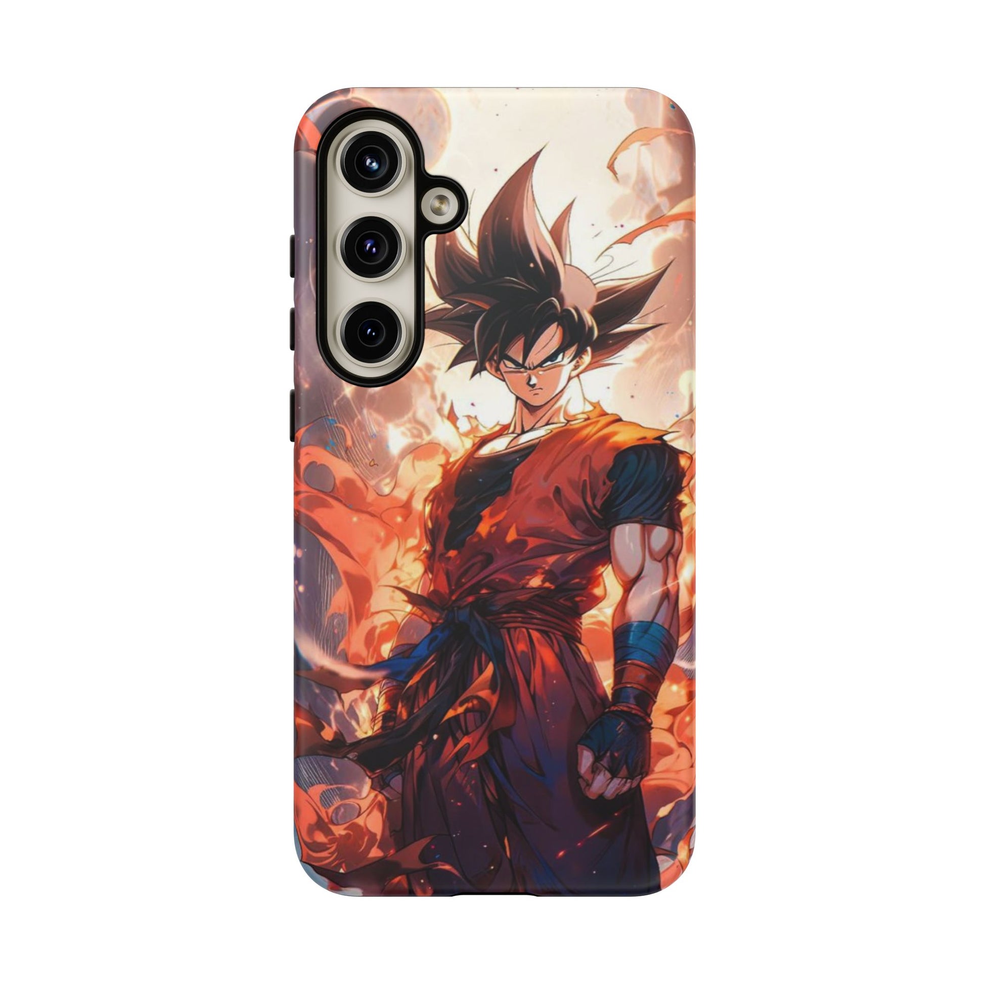 Anime Manga Dragon Ball Z Goku Tough Cases for iPhones, Samsung, and Pixel