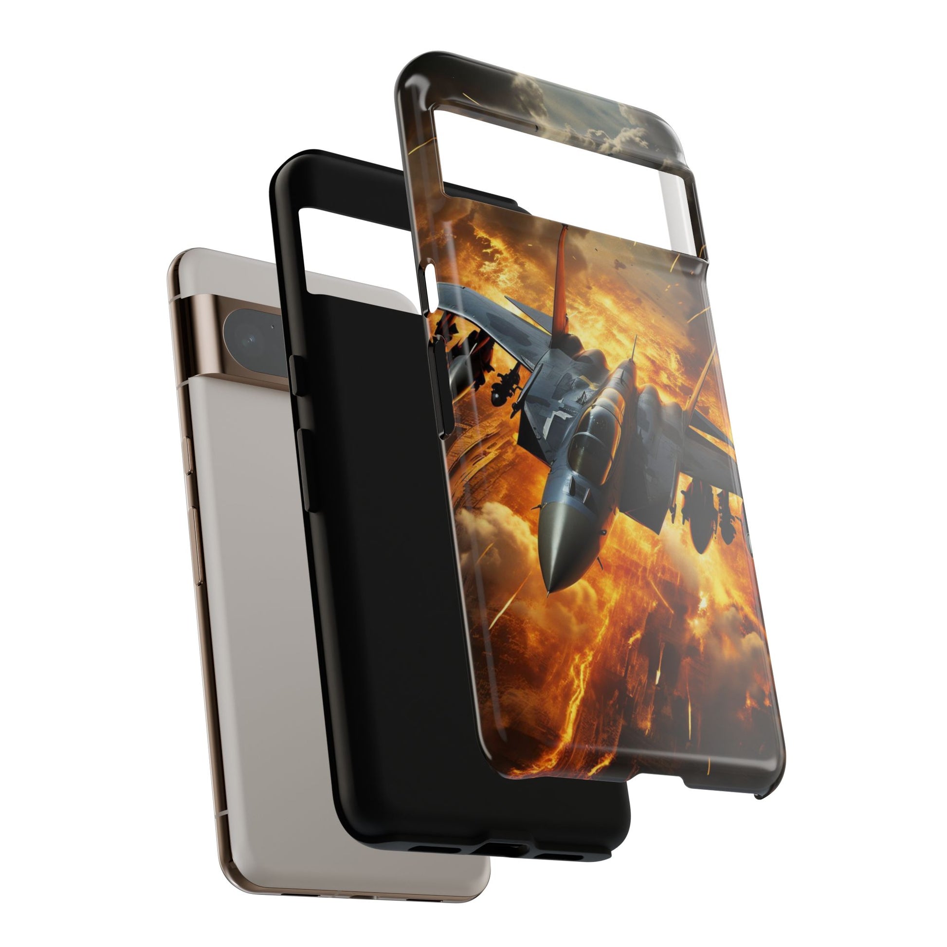 F-15 Fighter Jet Tough Cases for iPhones, Samsung, and Pixel