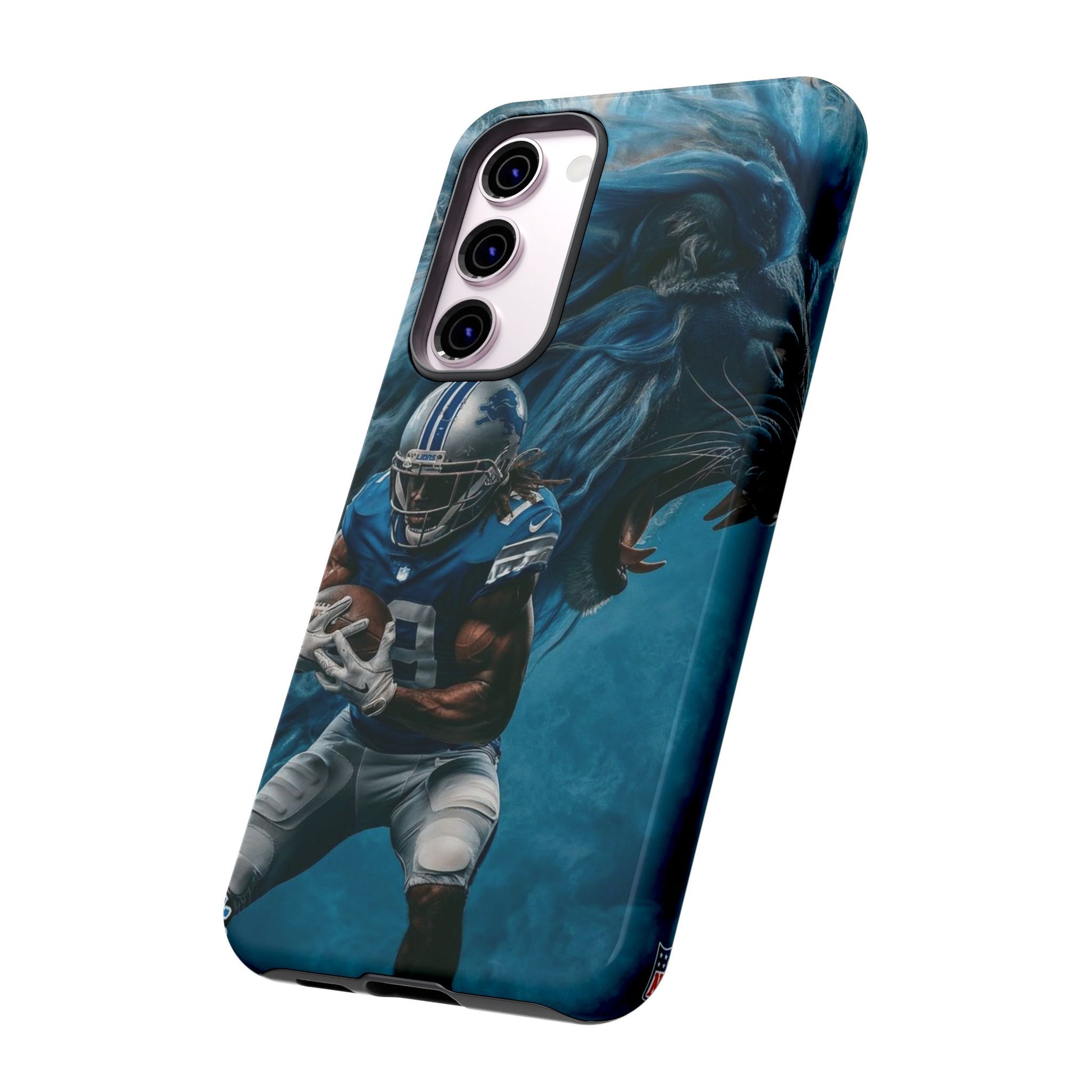 Detroit Lions Player Football Phone Case, Tough Cases for iPhones, Samsung, and Pixel