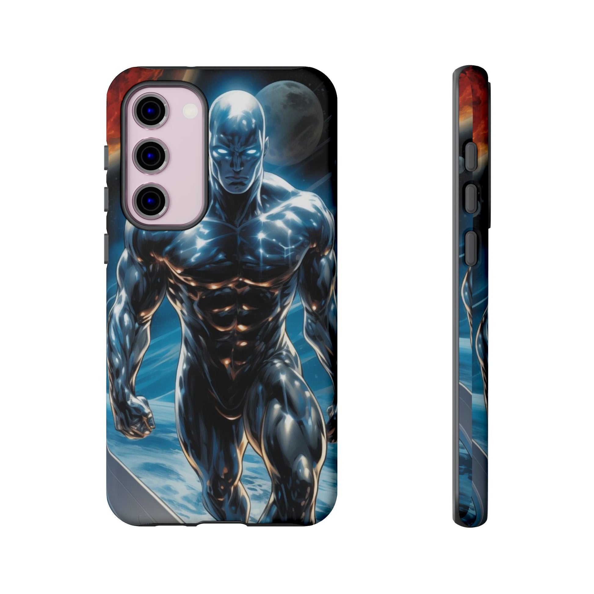 The Silver Surfer Comic Art Phone Case, Tough Cases for iPhones, Samsung, and Pixel