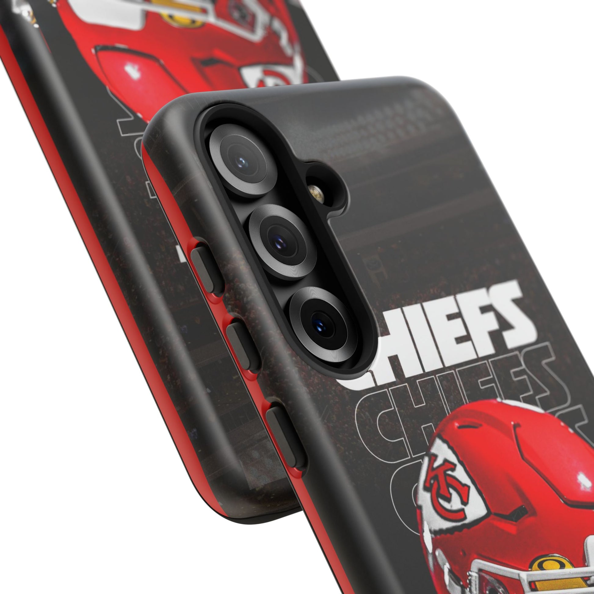 Kansas City Chiefs Football Helmet Logo Tough Cases for iPhones, Samsung, and Pixel