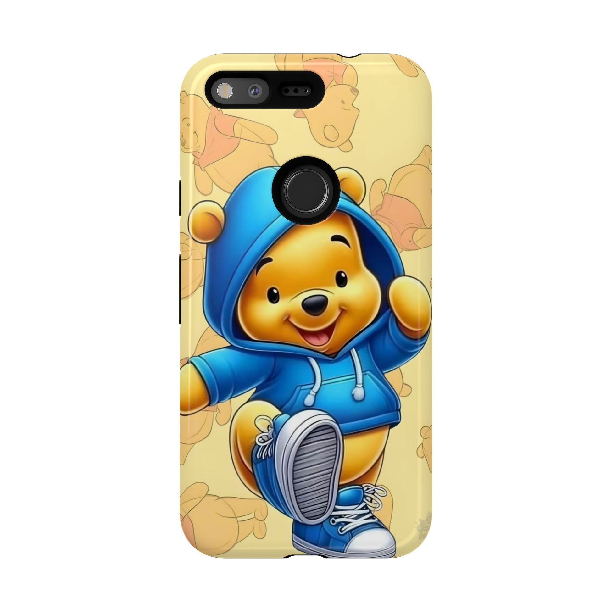 Cute Pooh Bear Phone Case, Tough Case