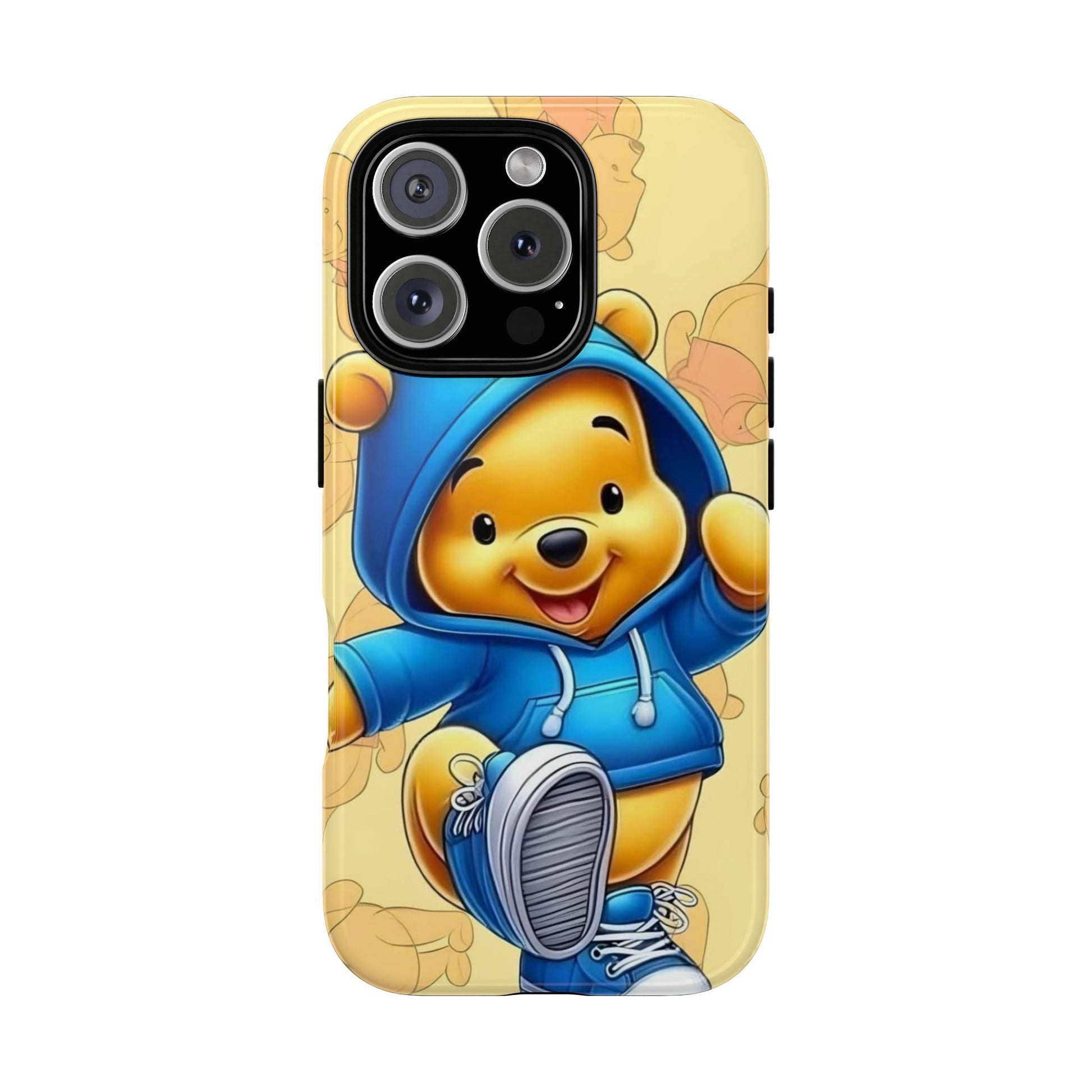Cute Pooh Bear Phone Case, Tough Case