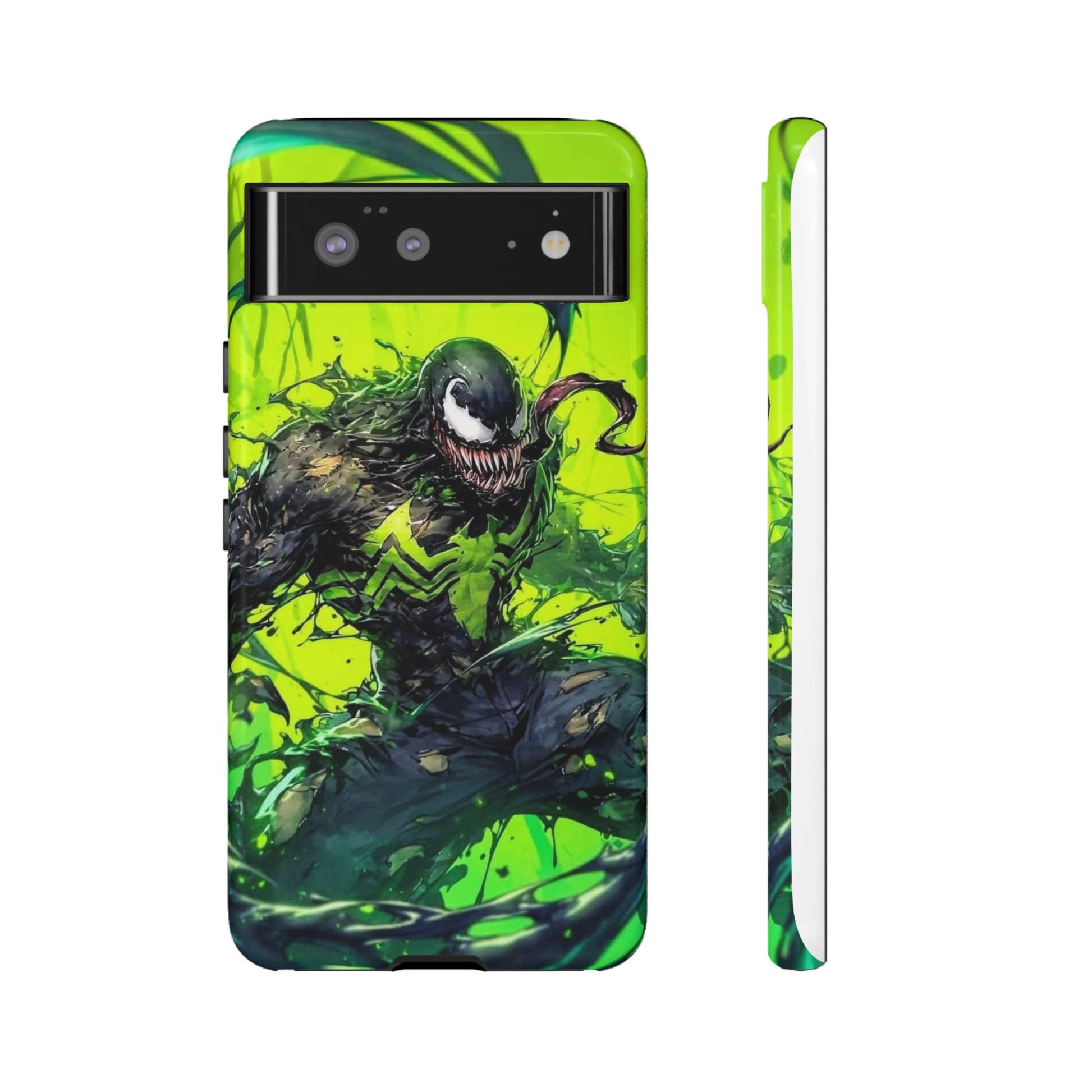 Evil Venom Phone Case, Tough Cases, Marvel Comics Phone for iPhones, Samsung, and Pixel