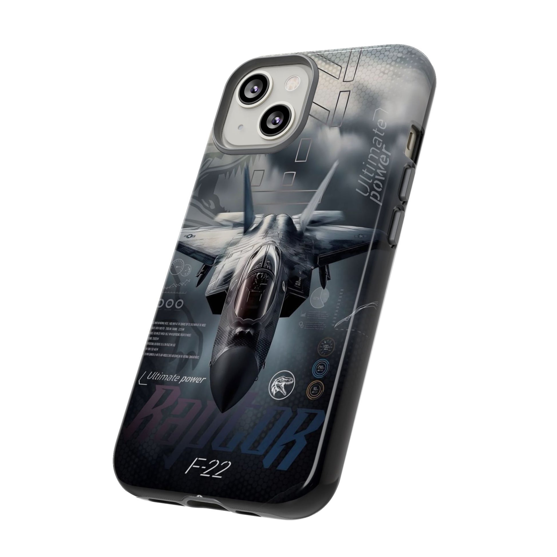 F-22 Raptor Fighter Jet Tough Cases for iPhones, Samsung, and Pixel