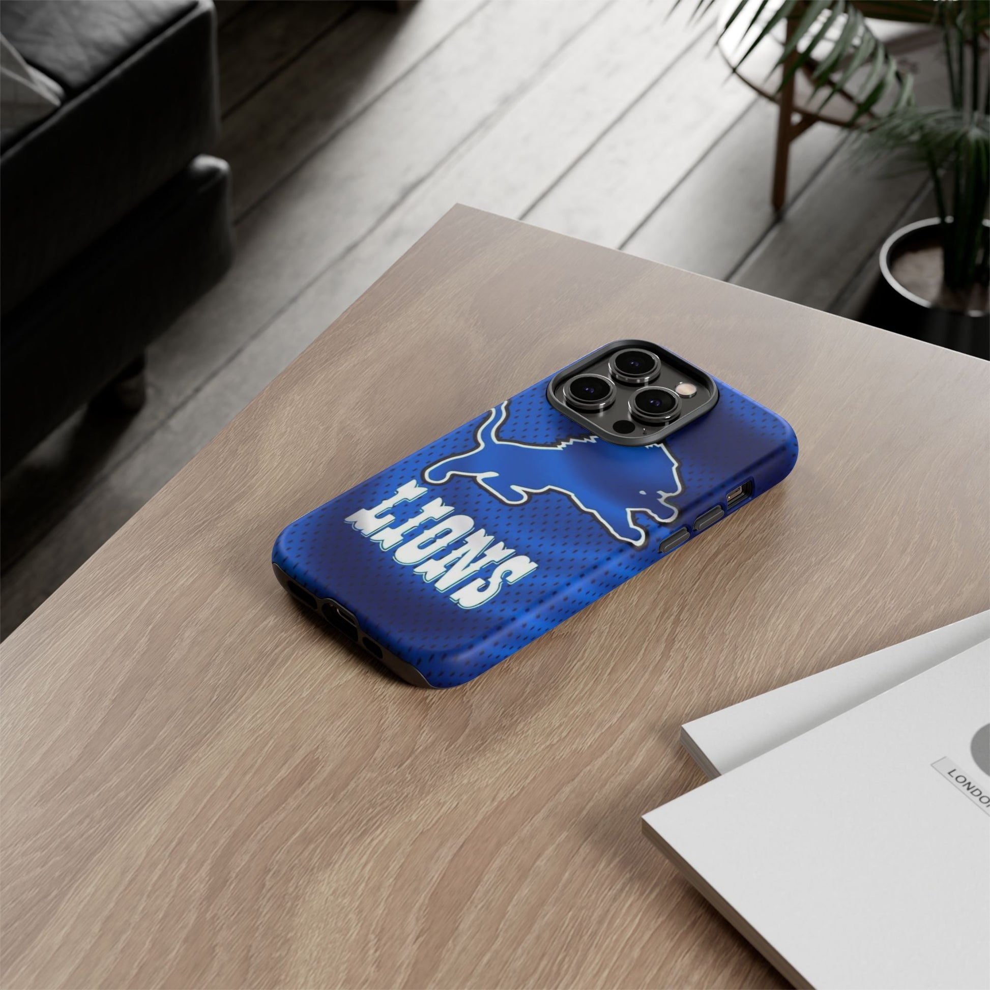 Detroit Lions Football Jersey Phone Case, Tough Cases for iPhones, Samsung, and Pixel