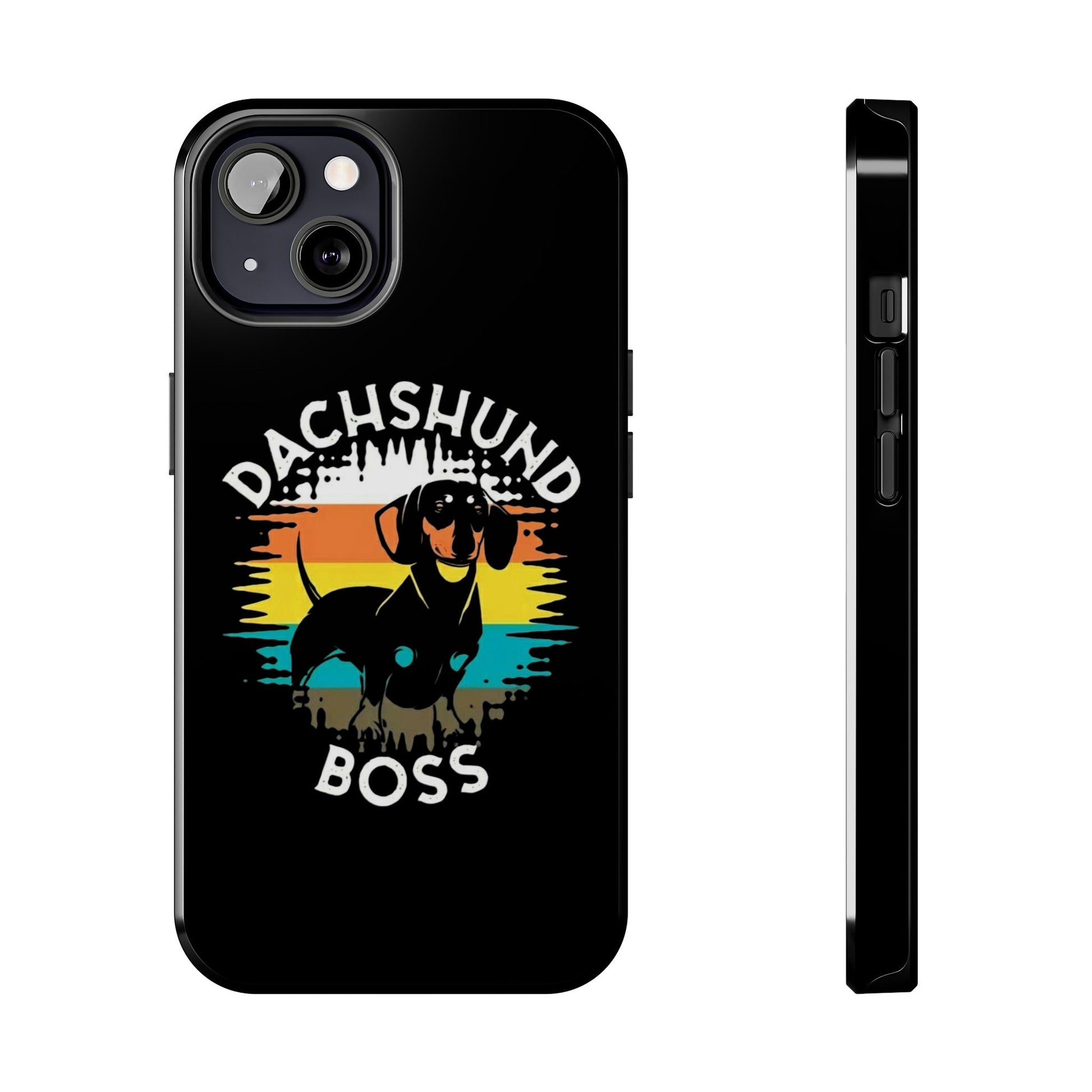 Dachshund Boss Theme Phone Cases for iPhones & Samsung Phones