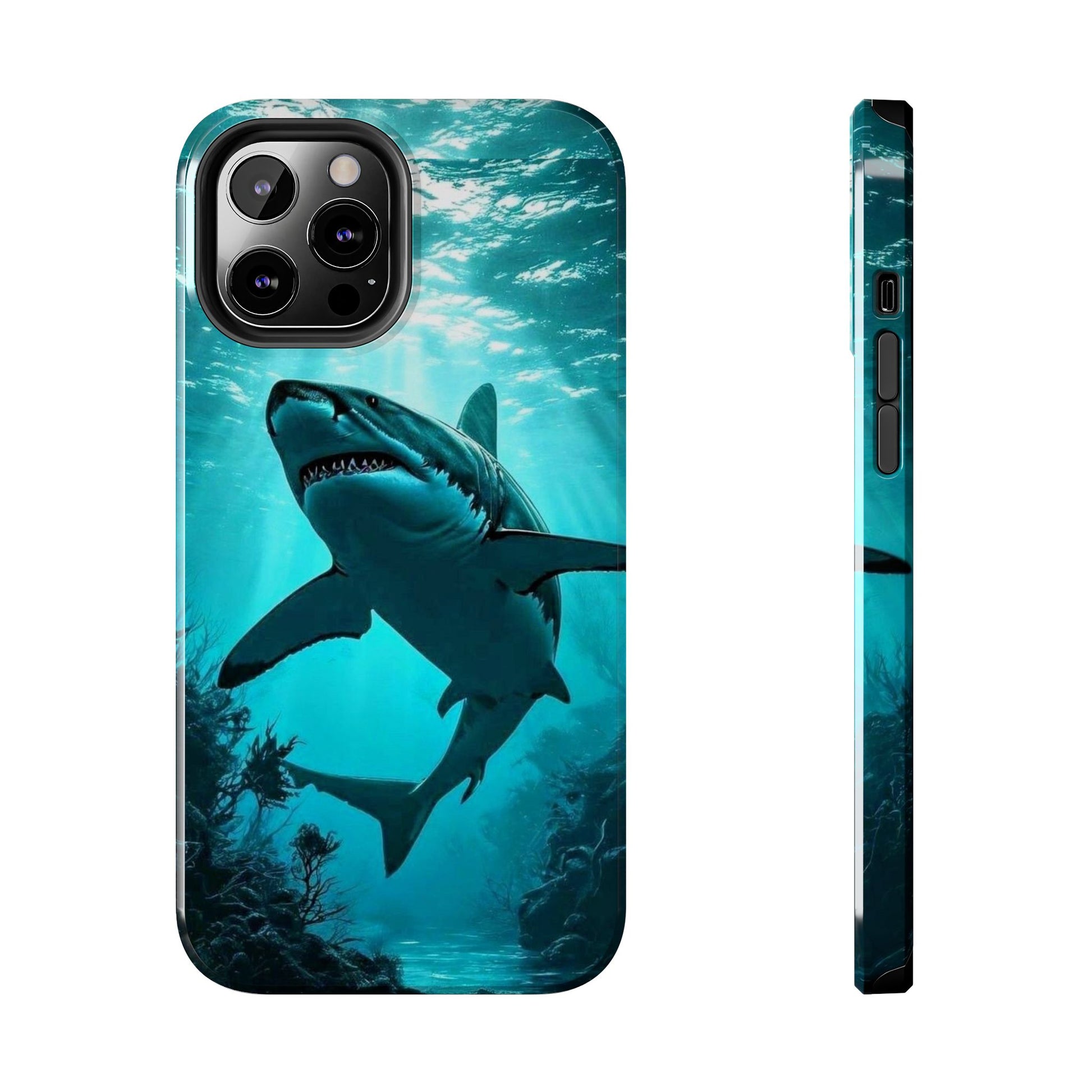 Killer Shark Theme Phone Cases for iPhones & Samsung Phones