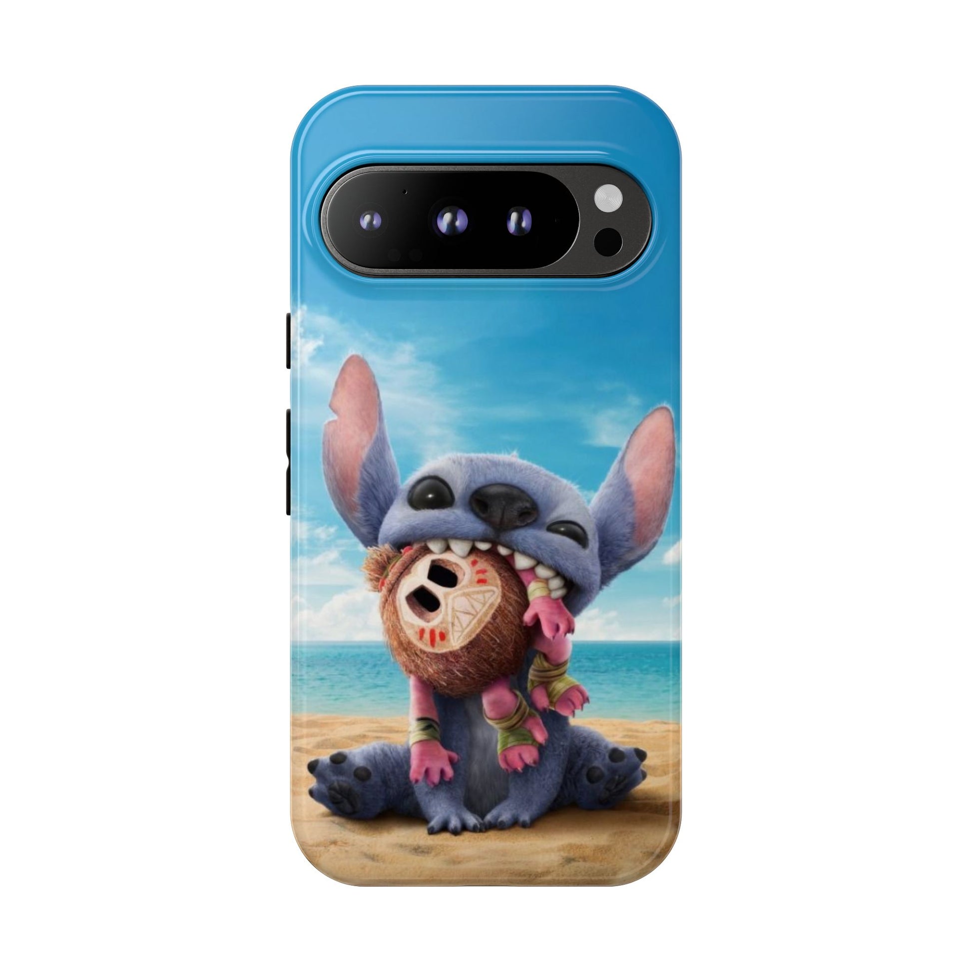 Stitch Beach Sunset Landscape Phone Case for iPhone, Samsung Galaxy, & Pixel Phones