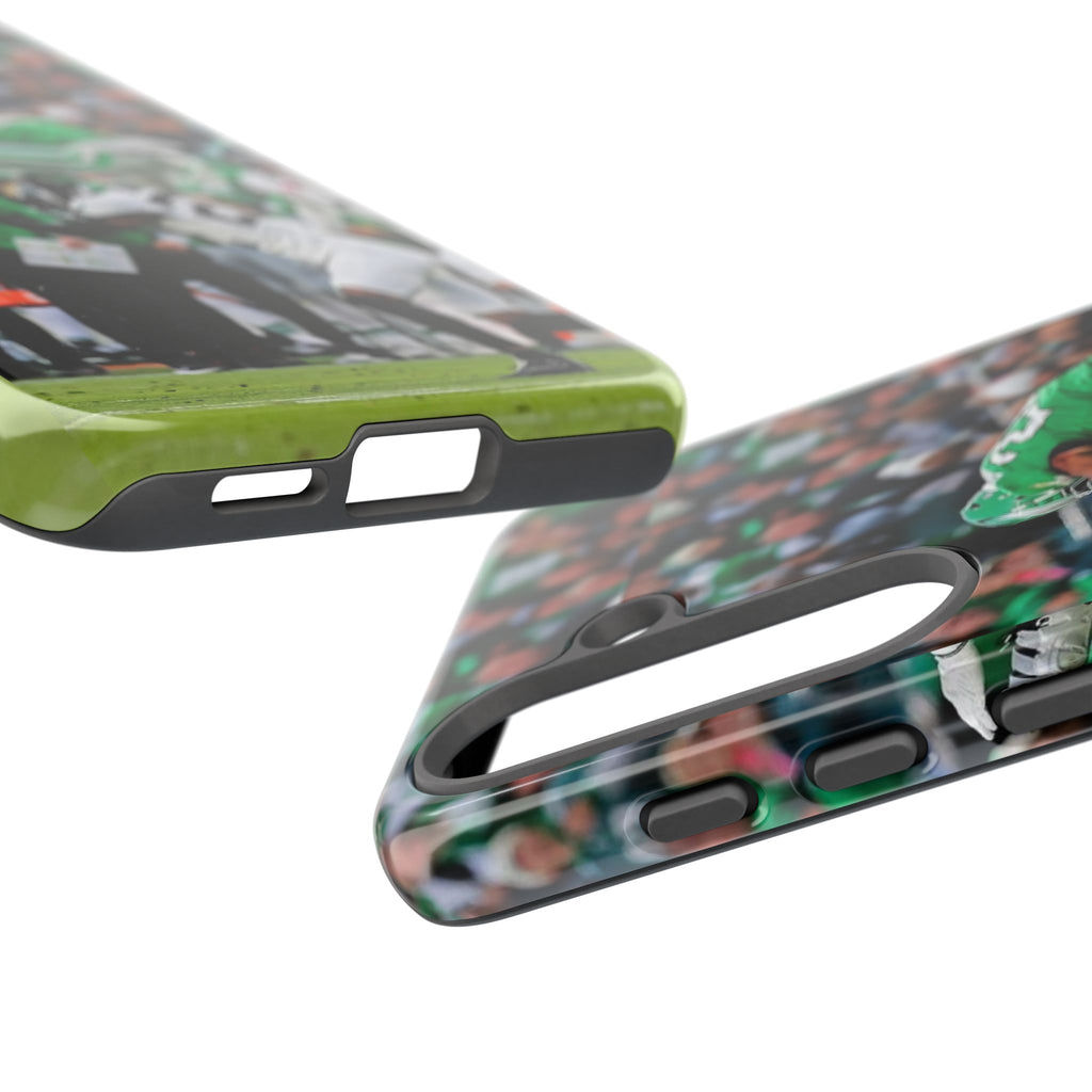 Saquon Barkley The Huddle Eagles Football Tough Cases for iPhones, Samsung, and Pixel
