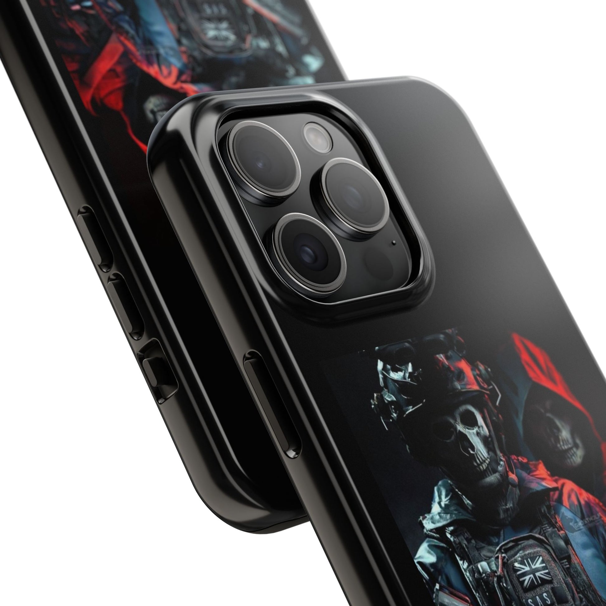 COD Ghost Gamer Phone Cases for Iphones & Samsung Phones