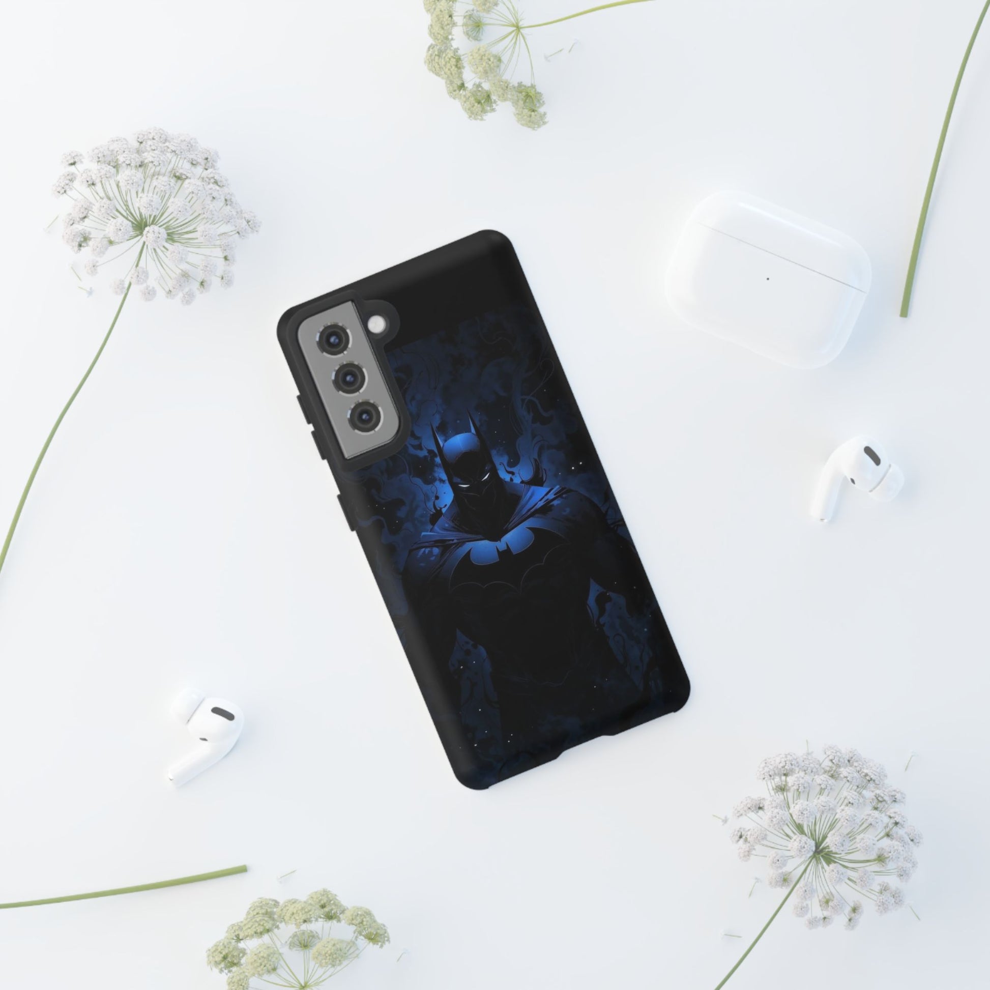 Dark Knight Batman Tough Cases for iPhones, Samsung, and Pixel