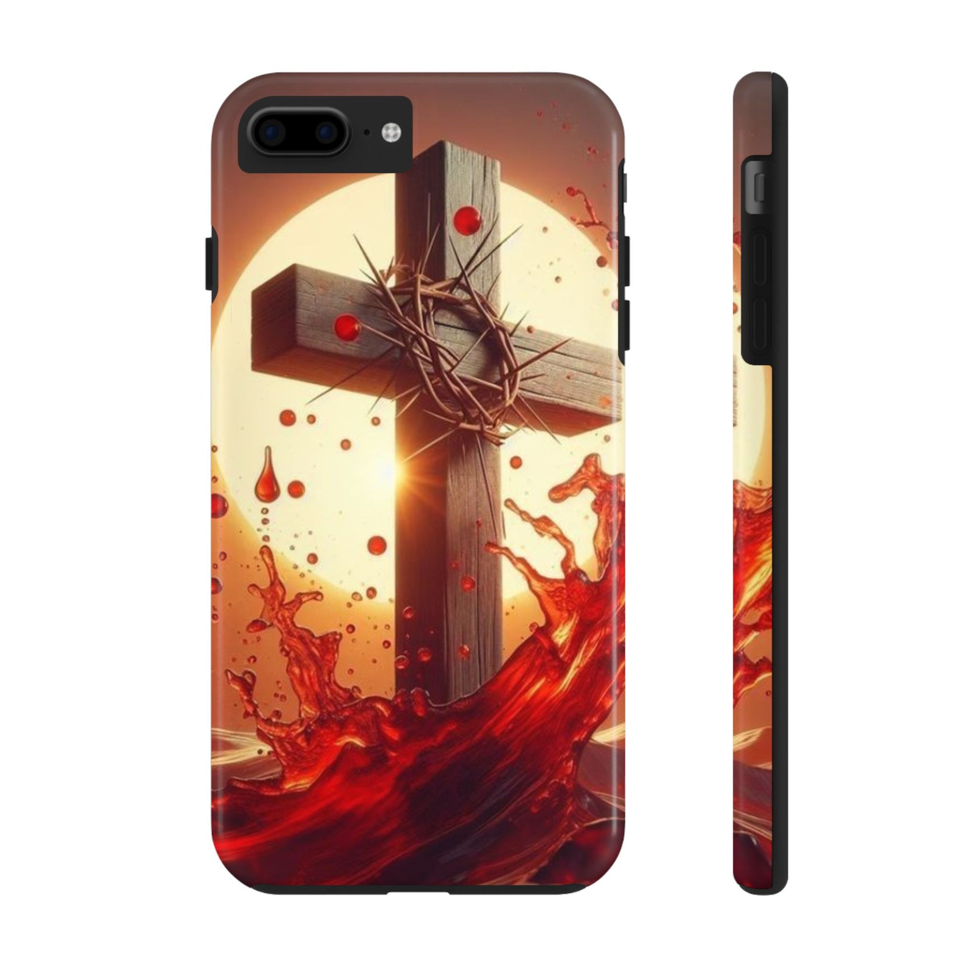 Blood of Christ Christian Theme Phone Cases for iPhones & Samsung Phones