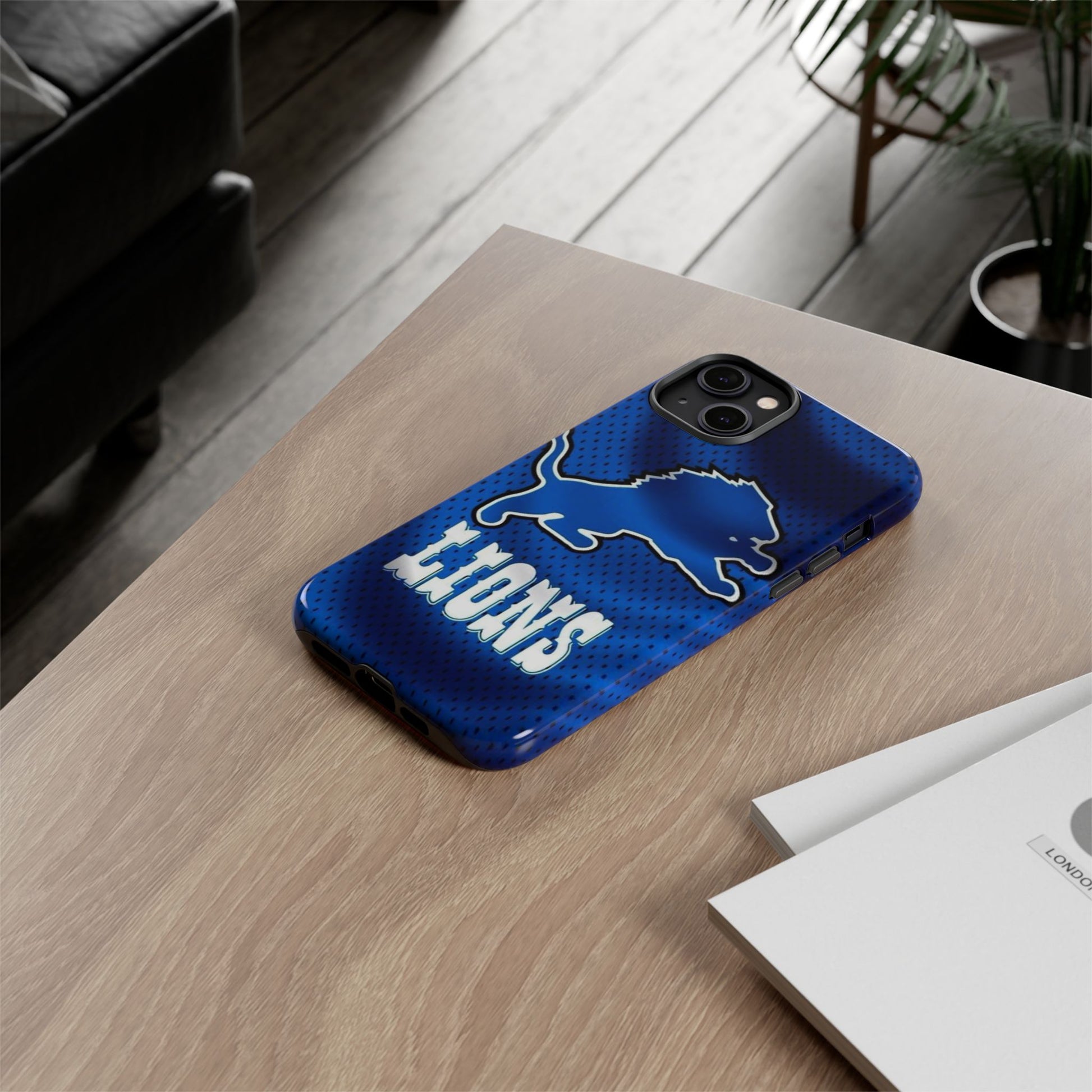 Detroit Lions Football Jersey Phone Case, Tough Cases for iPhones, Samsung, and Pixel