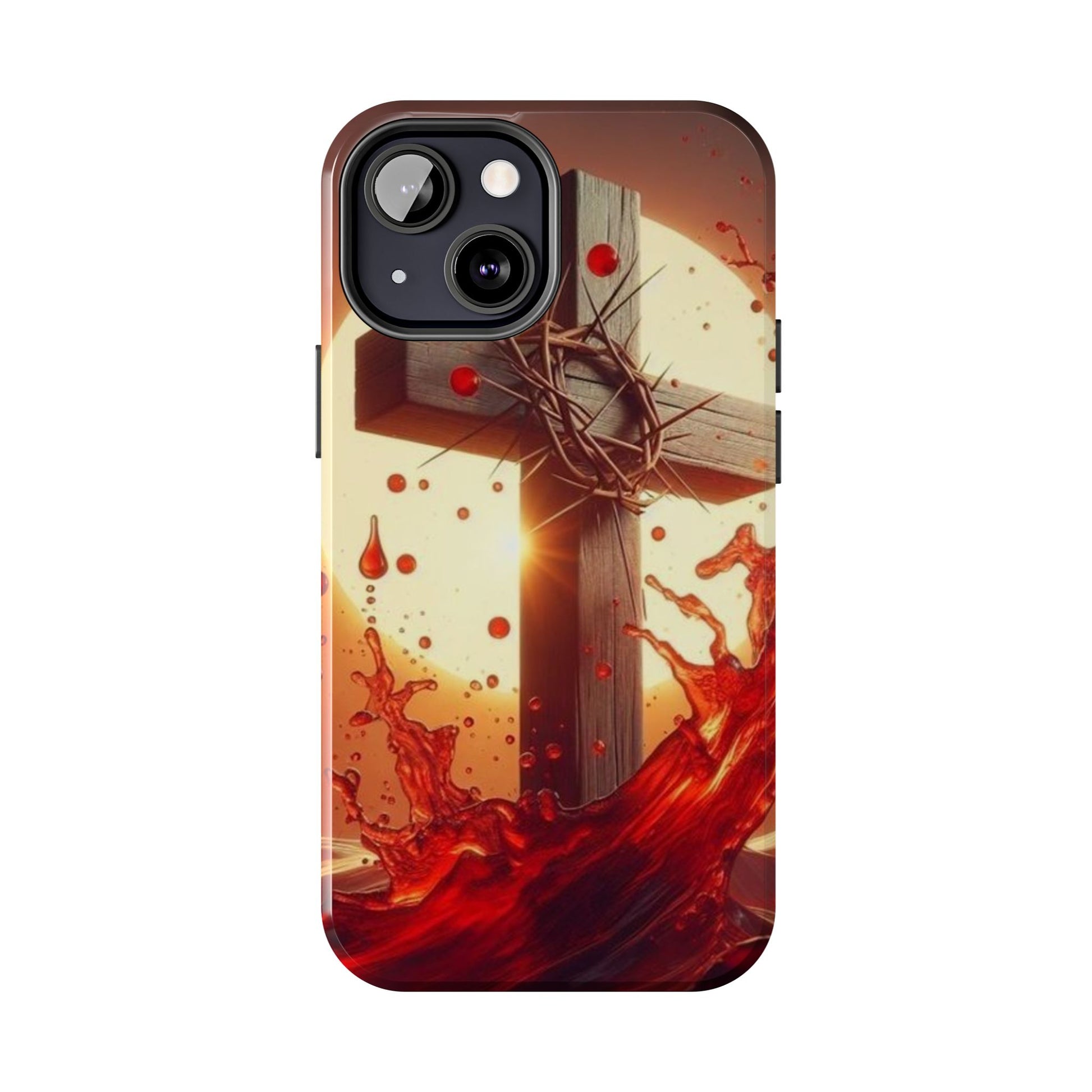 Blood of Christ Christian Theme Phone Cases for iPhones & Samsung Phones