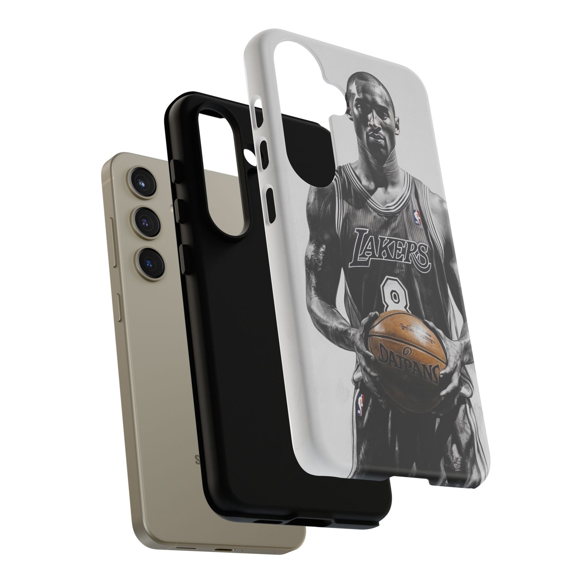 Kobe Basketball Art Tough Cases for iPhones, Samsung, and Pixel