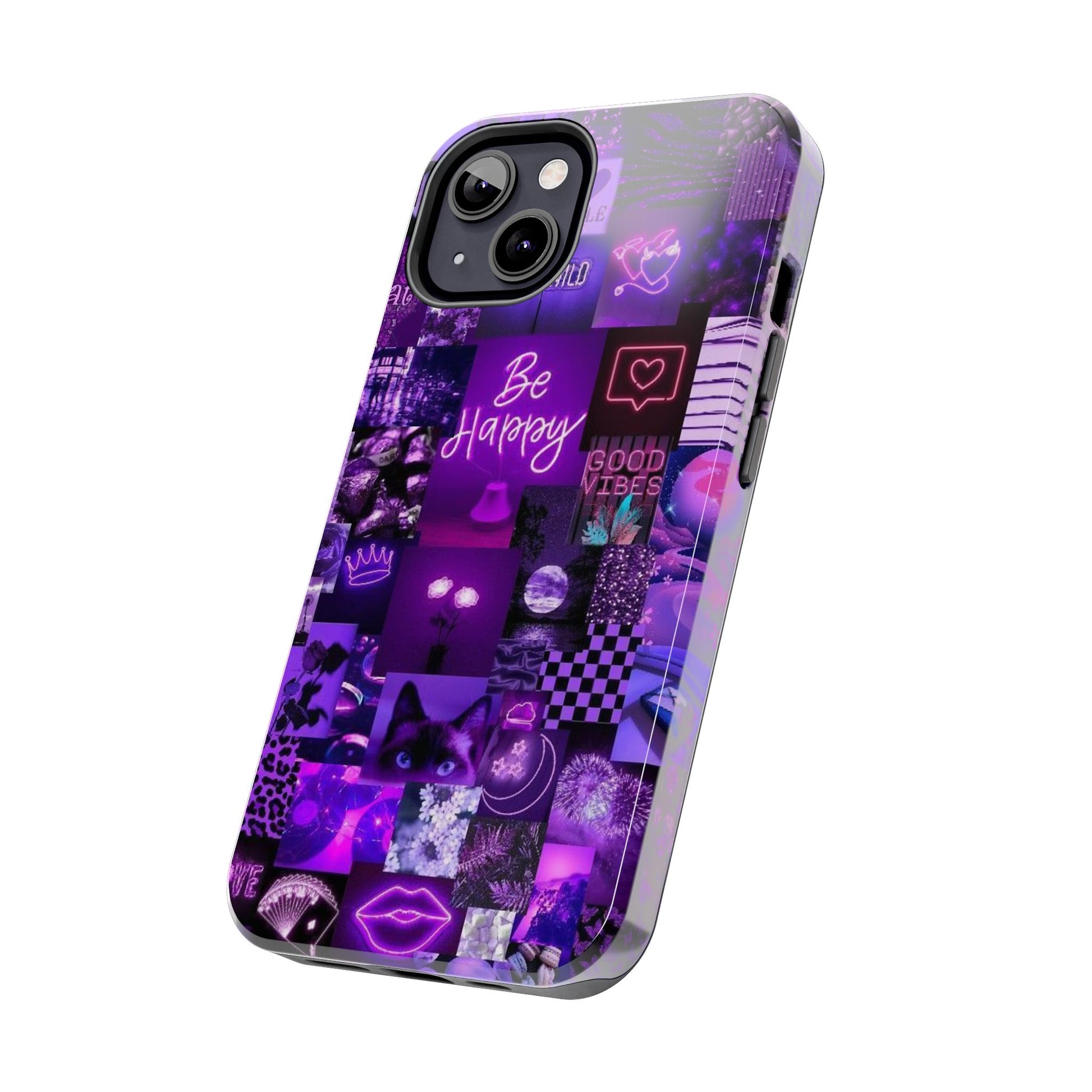 Be Happy Themed Tough Phone Cases for Iphones & Samsung Phones