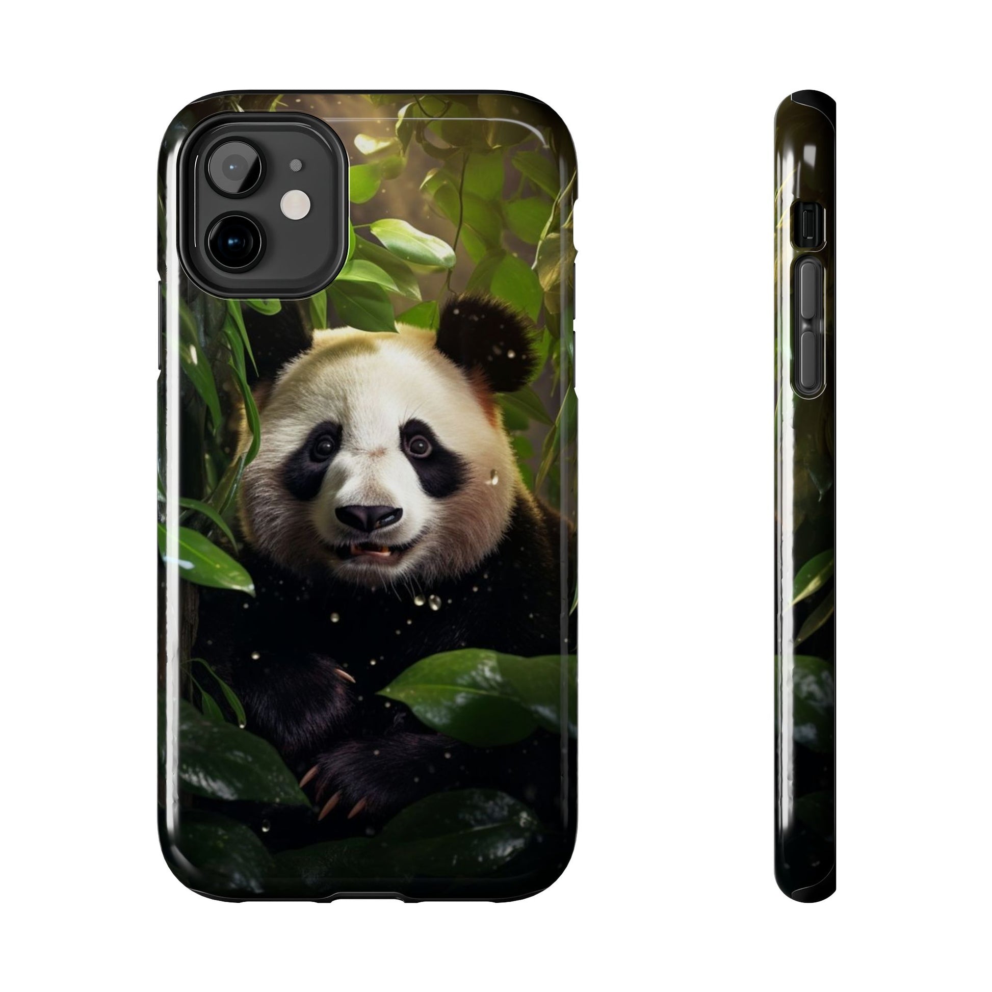 Smiling Panda Theme Phone Cases for iPhones & Samsung Phones