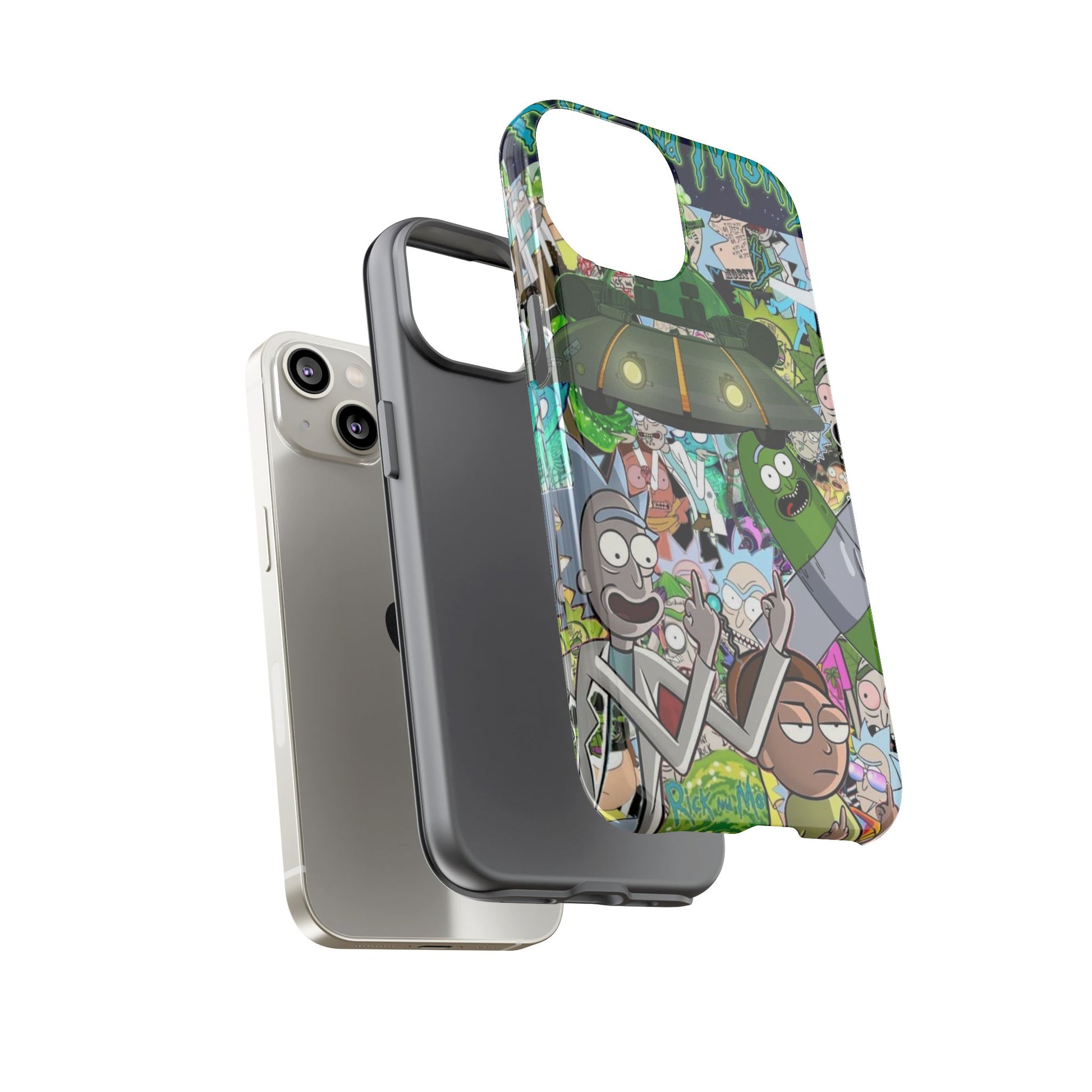 Rick and Morty Phone Case, Tough Cases for iPhones, Samsung, and Pixel