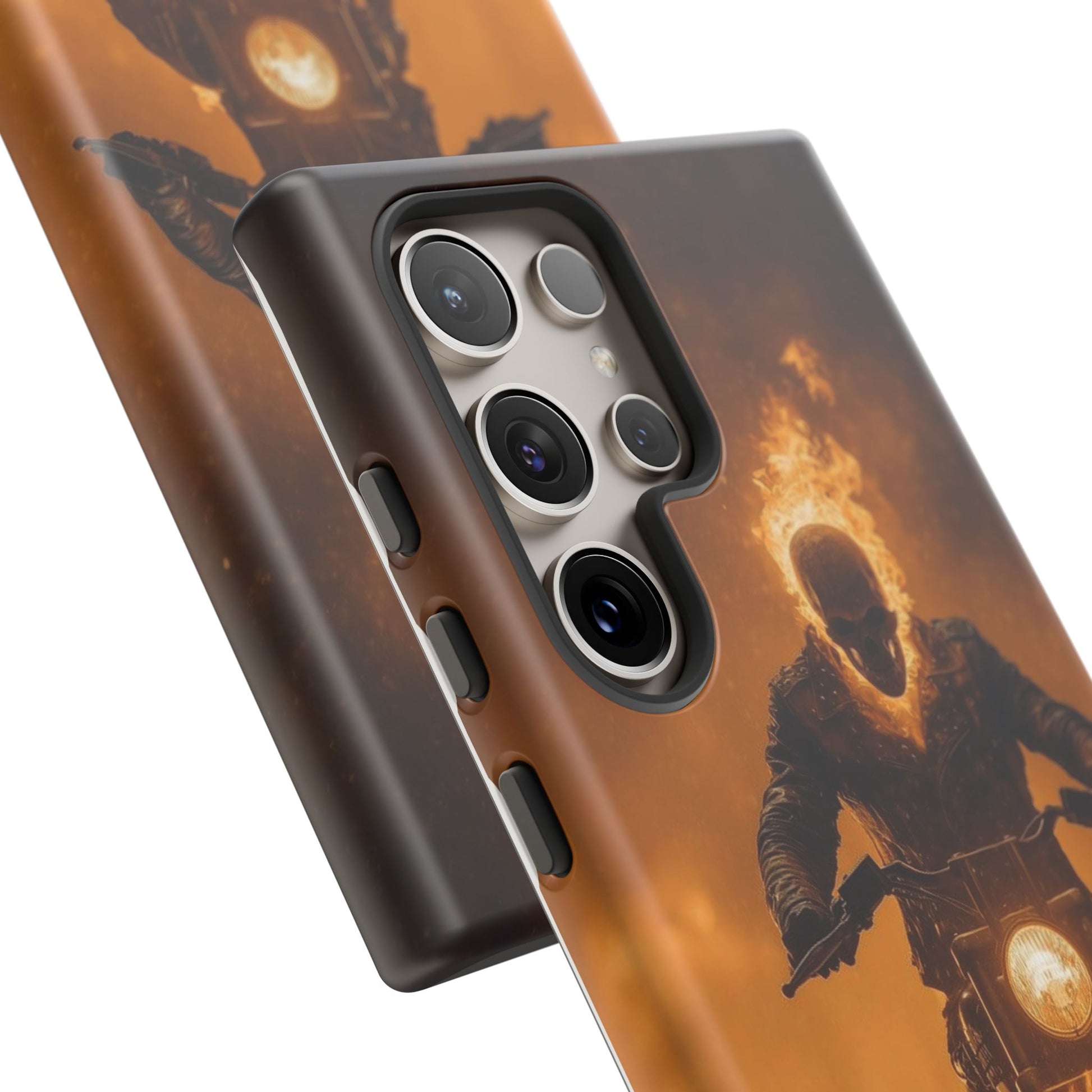 Marvel's Ghostrider Tough Cases for iPhones, Samsung, and Pixel