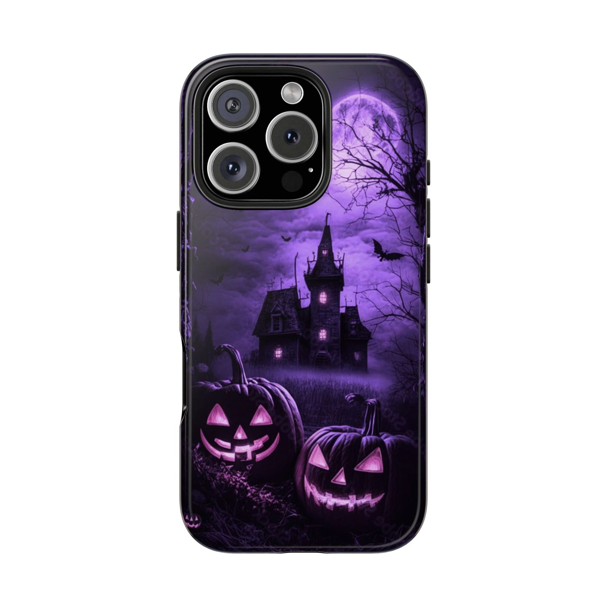 Haunted House Halloween Theme Phone Cases for iPhones & Samsung Phones