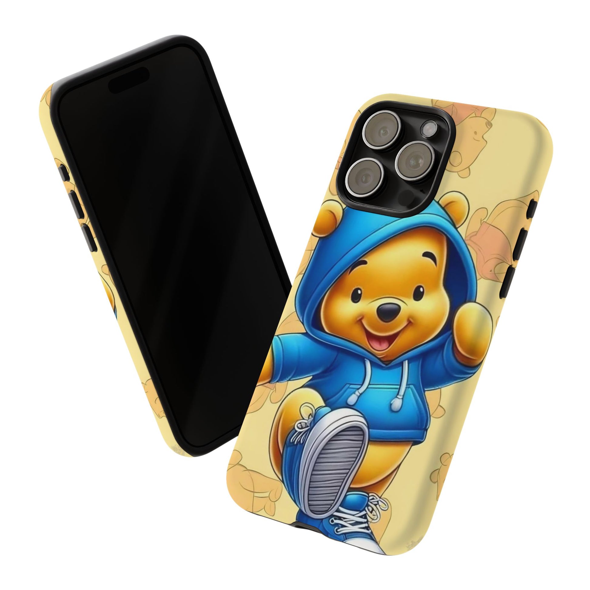 Cute Pooh Bear Phone Case, Tough Case