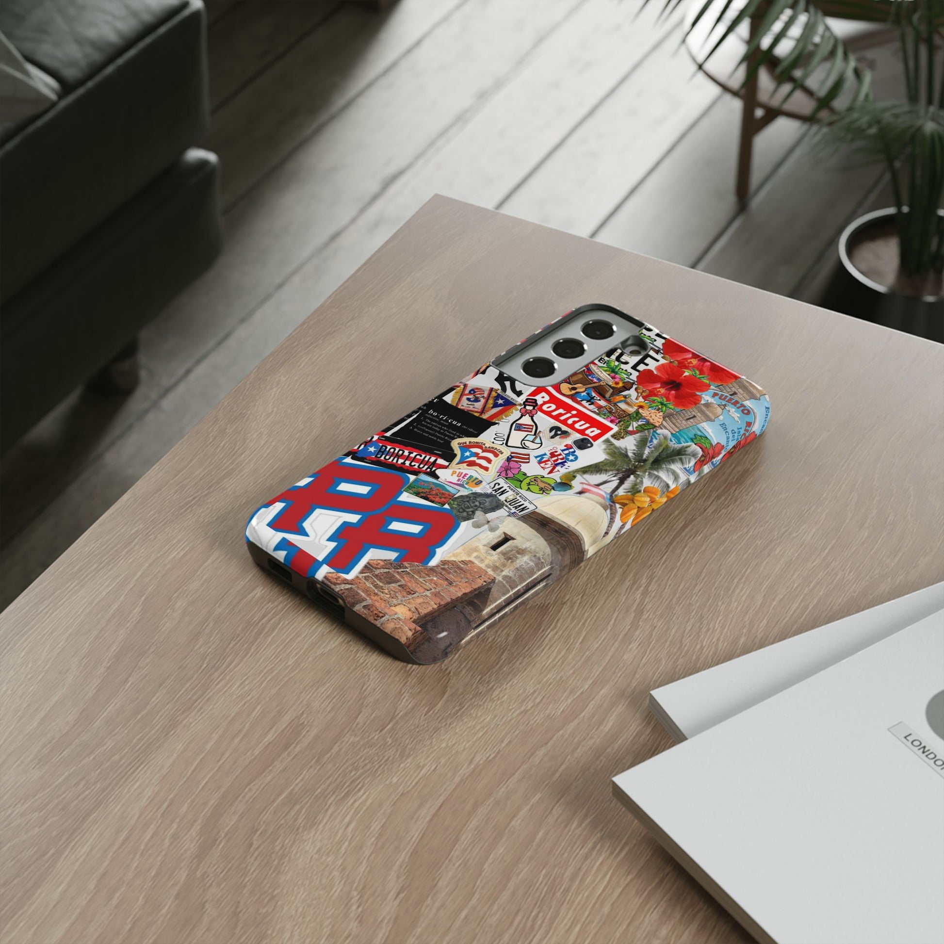 Puerto Rico Boricua Art Tough Cases for iPhones, Samsung, and Pixel