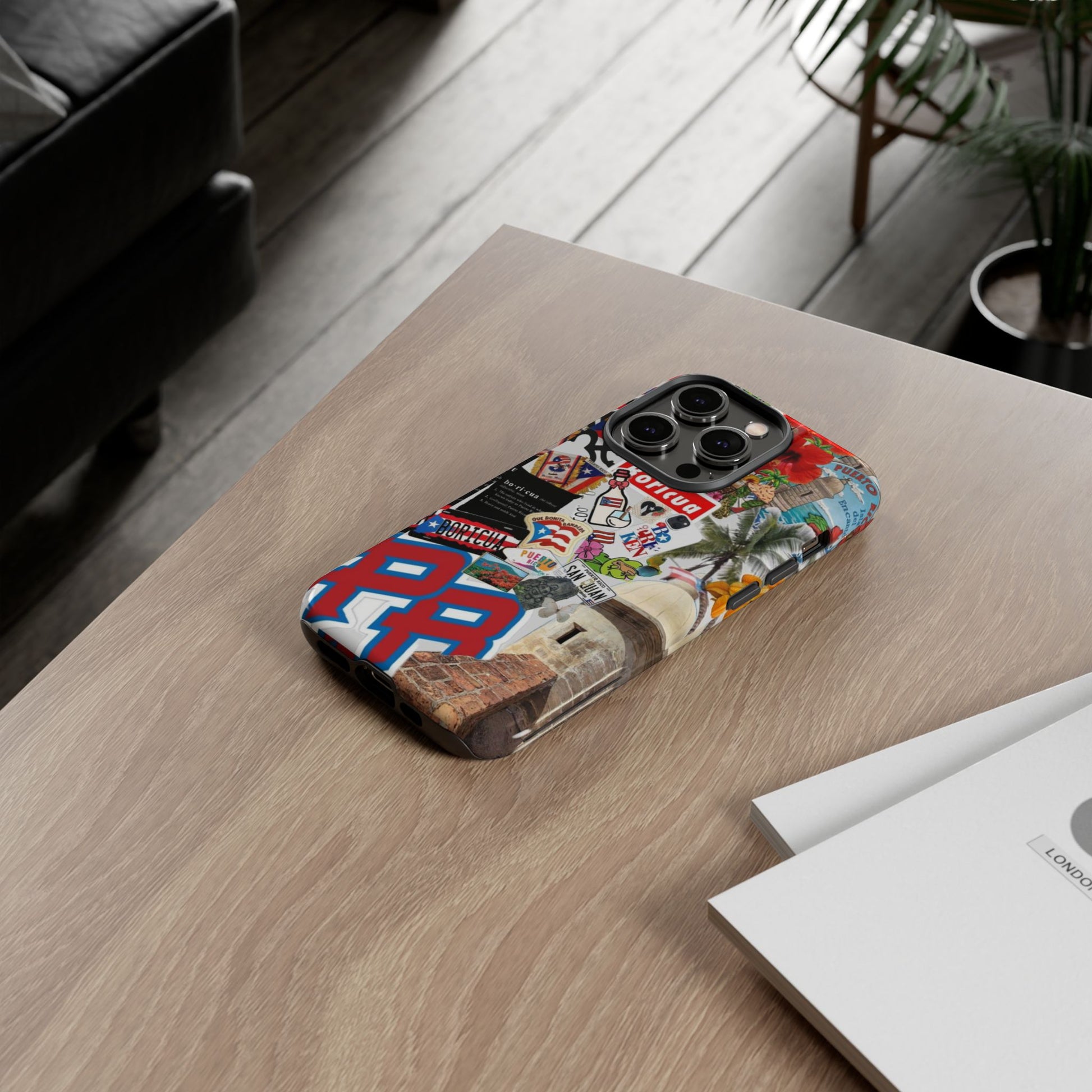 Puerto Rico Boricua Art Tough Cases for iPhones, Samsung, and Pixel