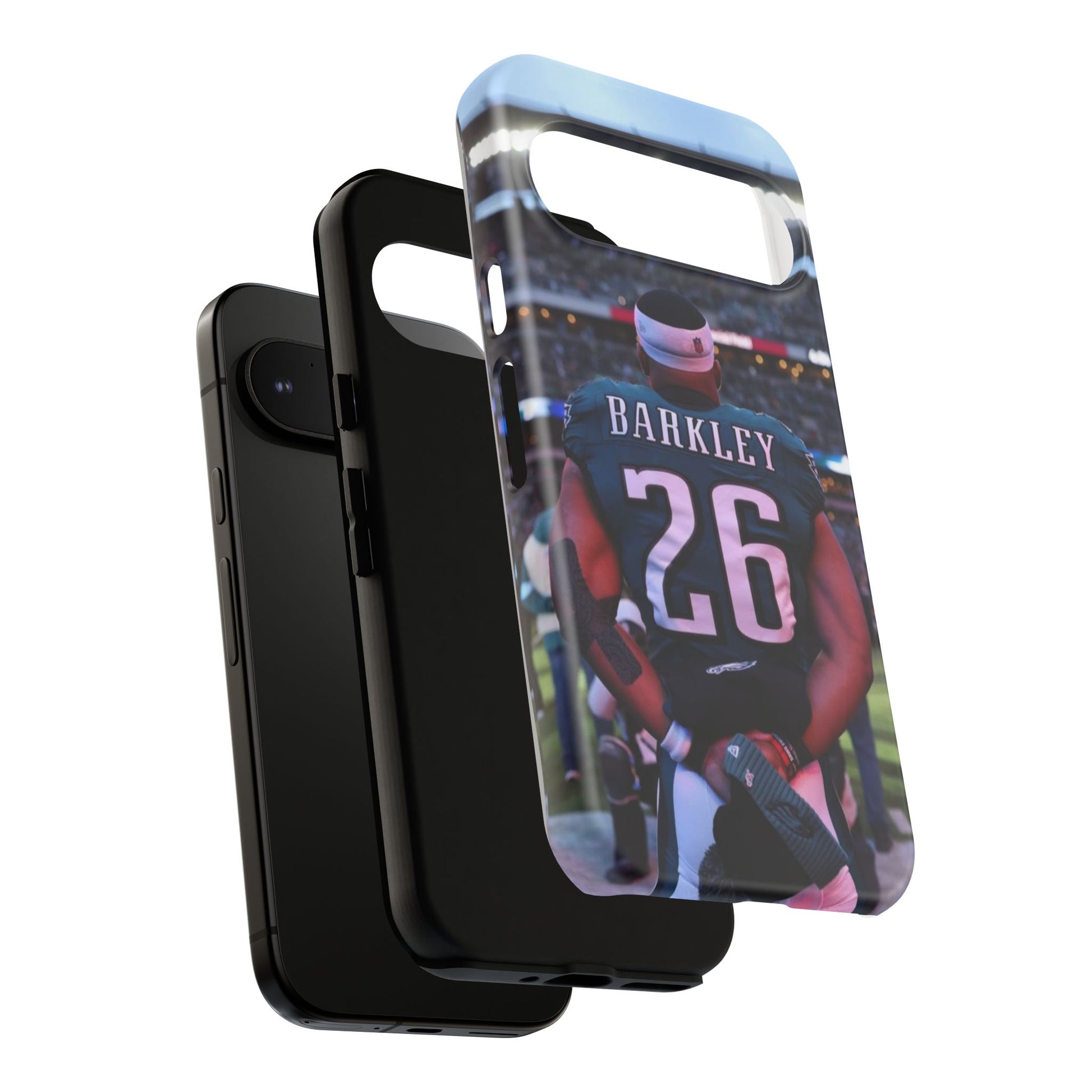 Eagles Football Saquon Barkley Tough Cases for iPhones, Samsung, and Pixel