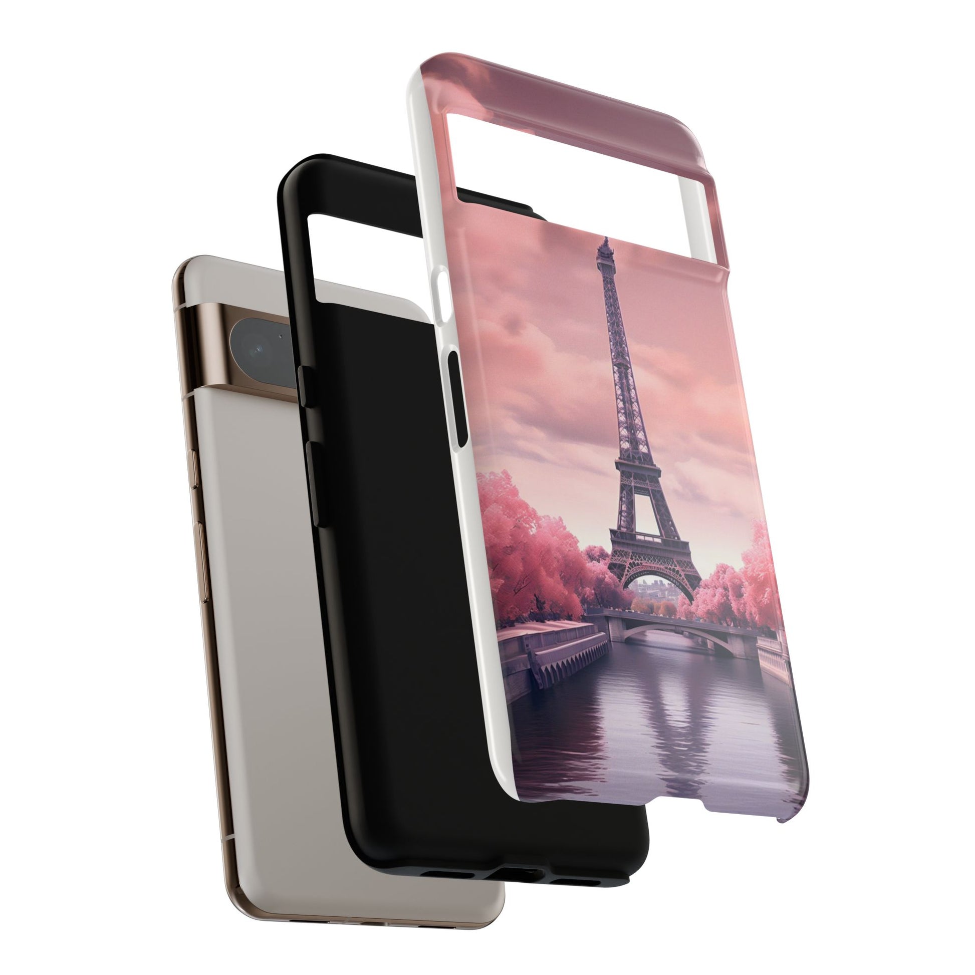 Eiffel Tower Paris Tough Cases for iPhones, Samsung, and Pixel