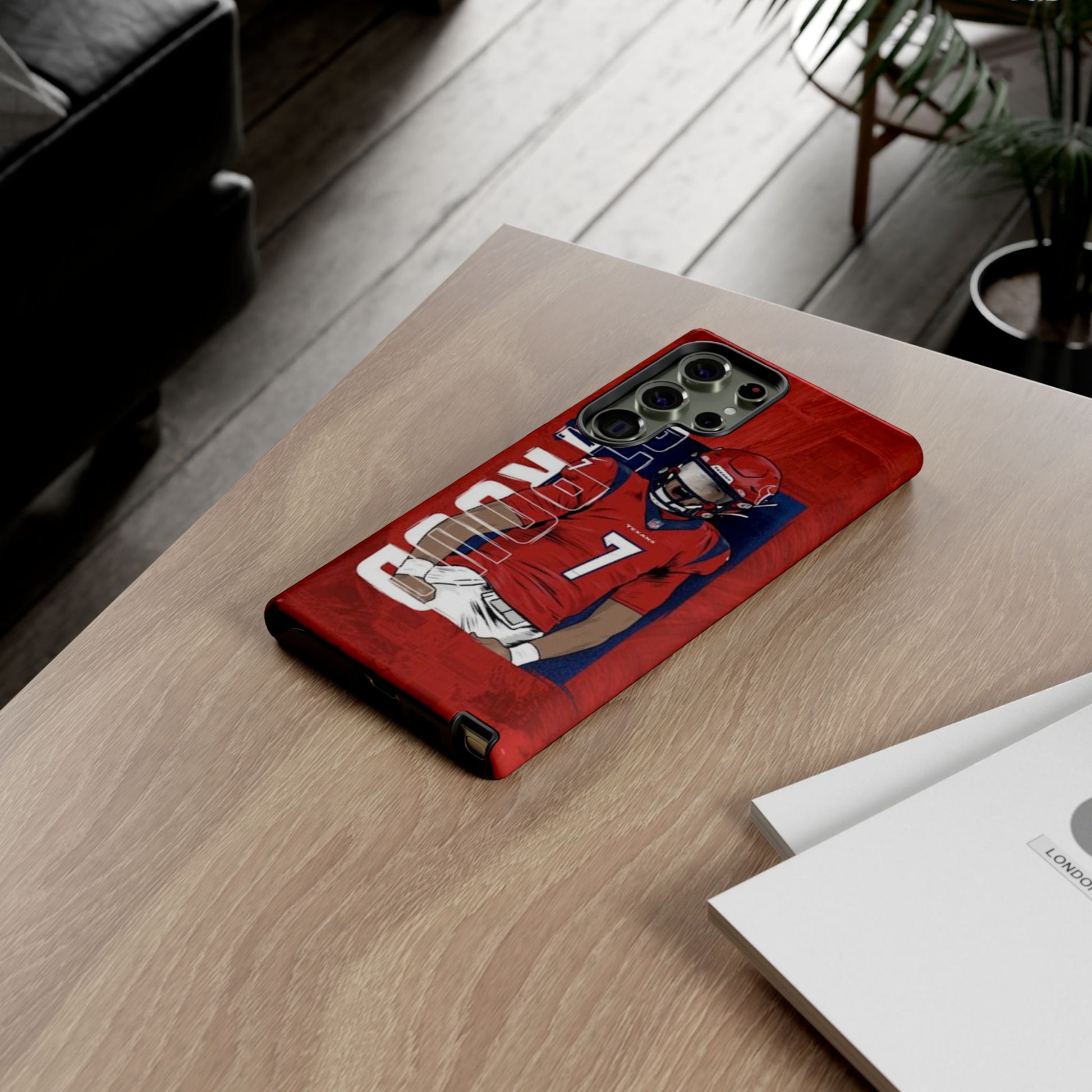 Houston Texans Football CJ Stroud Tough Cases for iPhones, Samsung, and Pixel