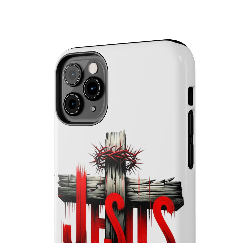 Jesus Cross and Crown Christian Theme Phone Cases for iPhones & Samsung Phones