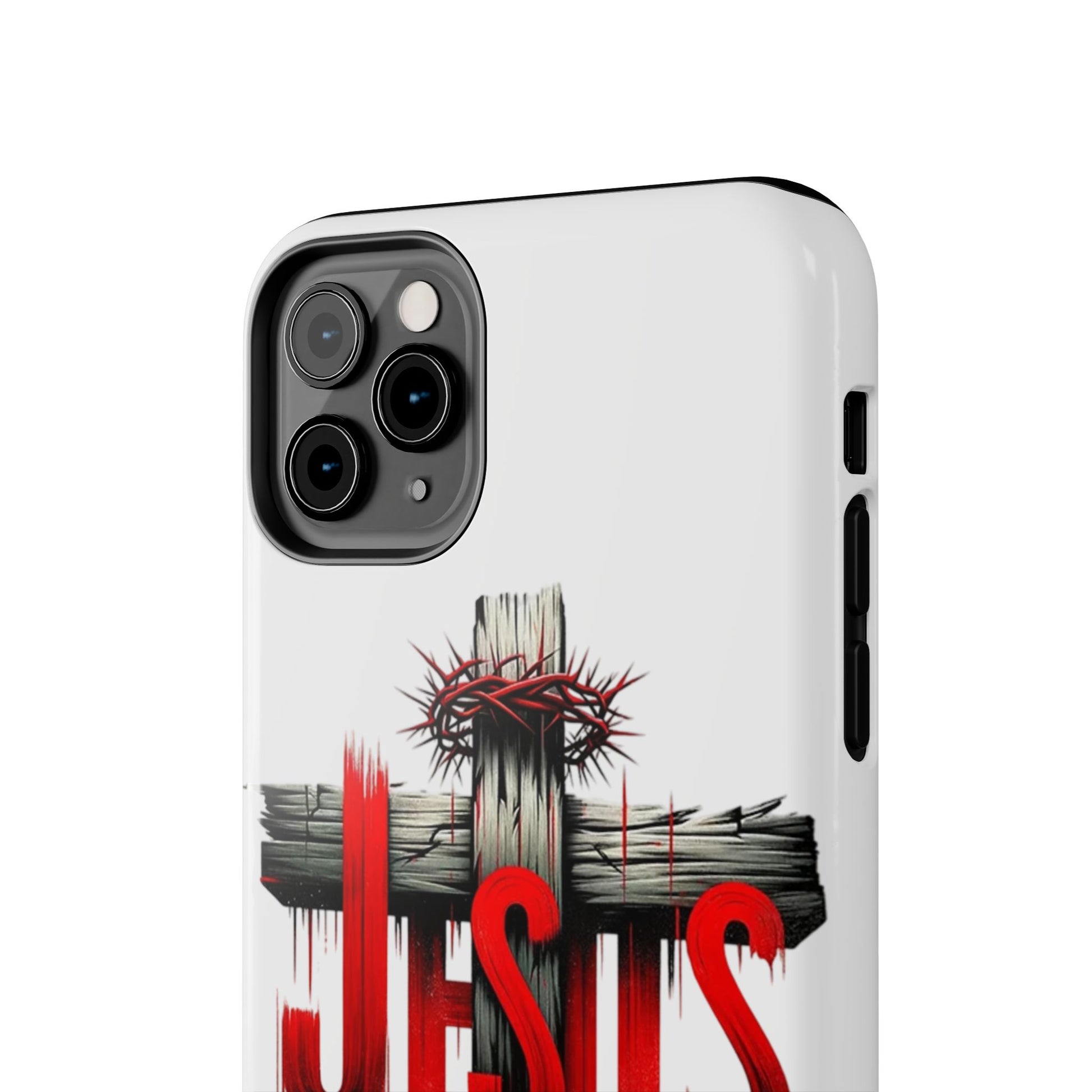 Jesus Cross and Crown Christian Theme Phone Cases for iPhones & Samsung Phones