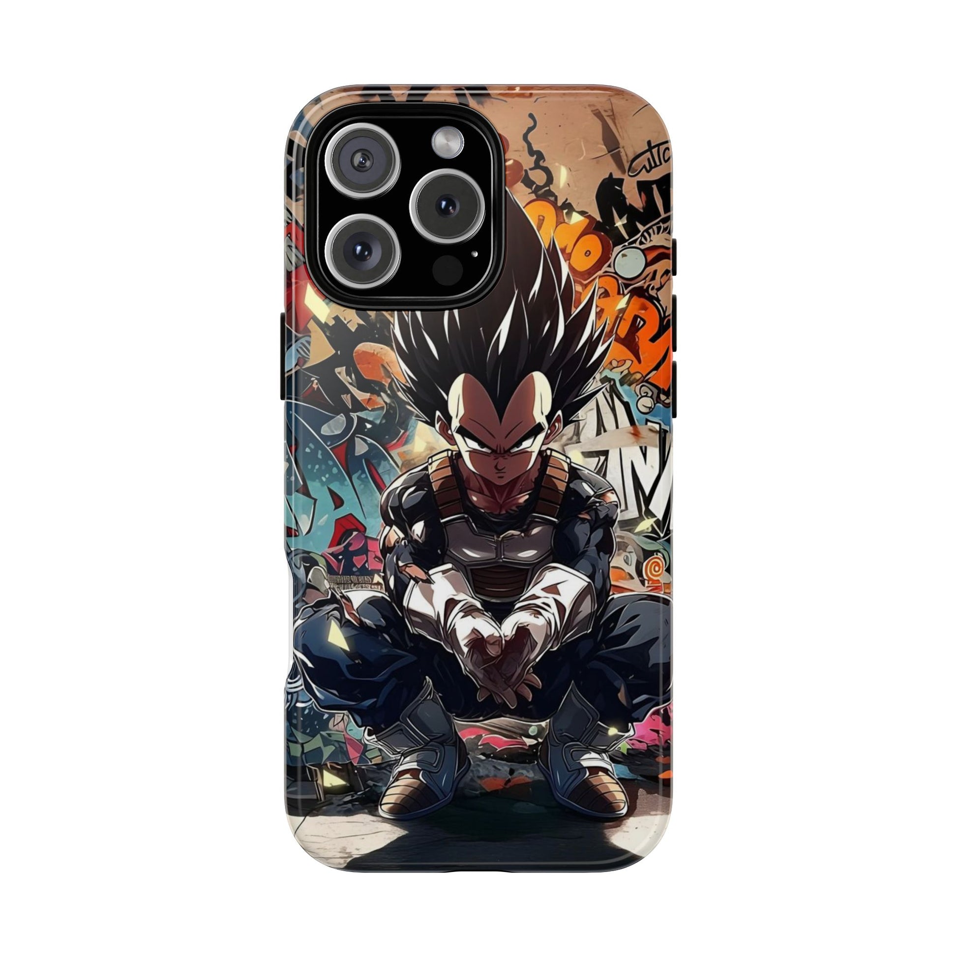 Anime Vegeta Dragon ball Z Tough Cases for iPhones, Samsung, and Pixel