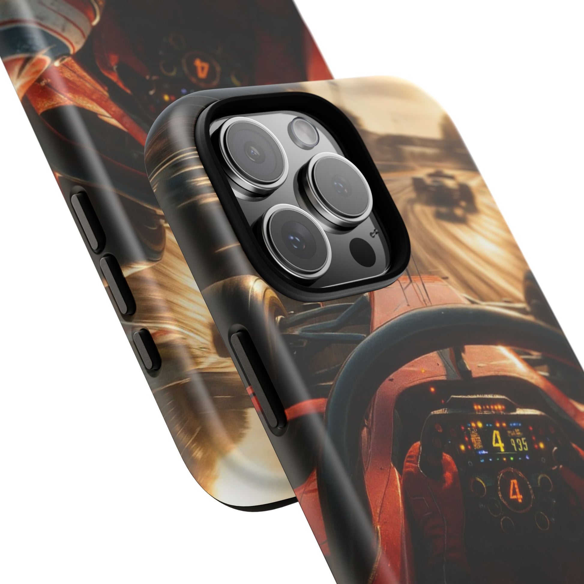 Formula 1 Cockpit Phone Case, Tough Cases for iPhones, Samsung, and Pixel