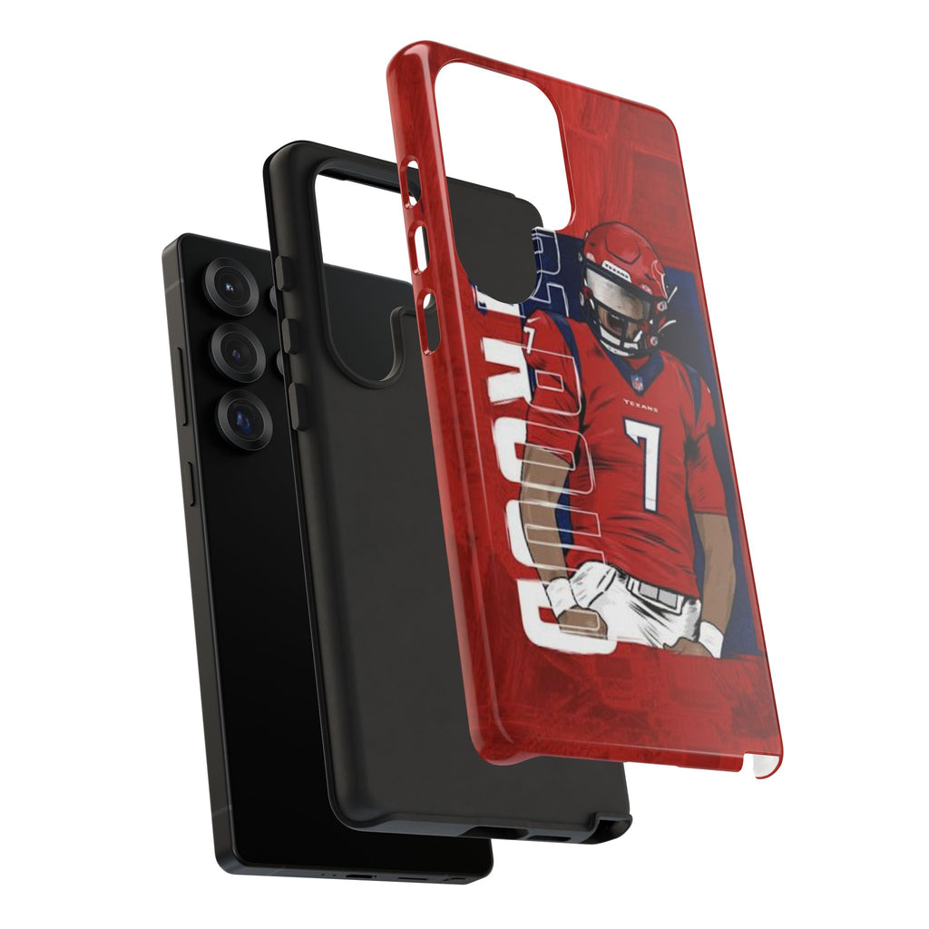 Houston Texans Football CJ Stroud Tough Cases for iPhones, Samsung, and Pixel
