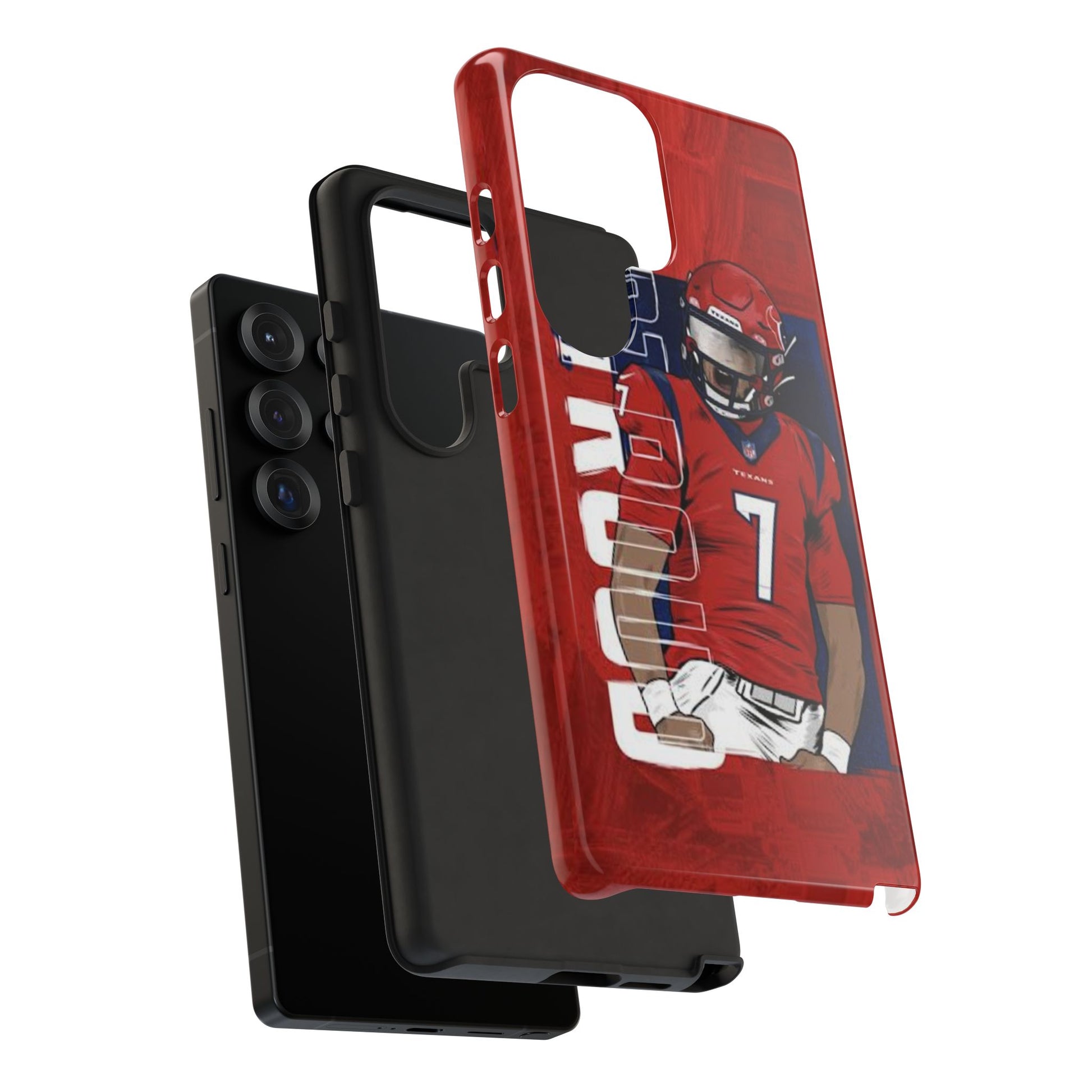 Houston Texans Football CJ Stroud Tough Cases for iPhones, Samsung, and Pixel