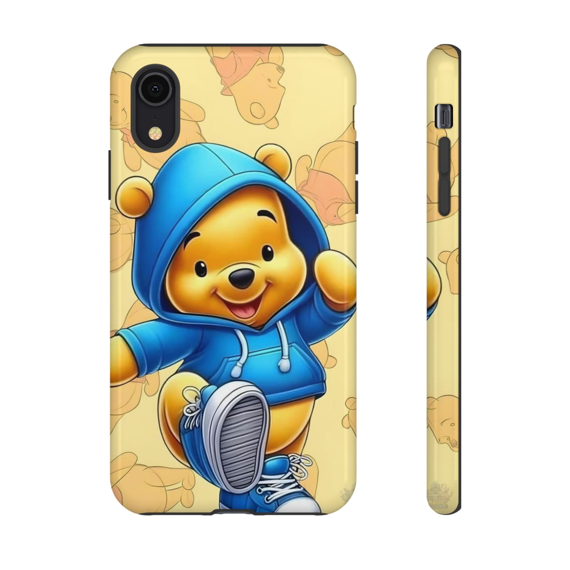 Cute Pooh Bear Phone Case, Tough Case
