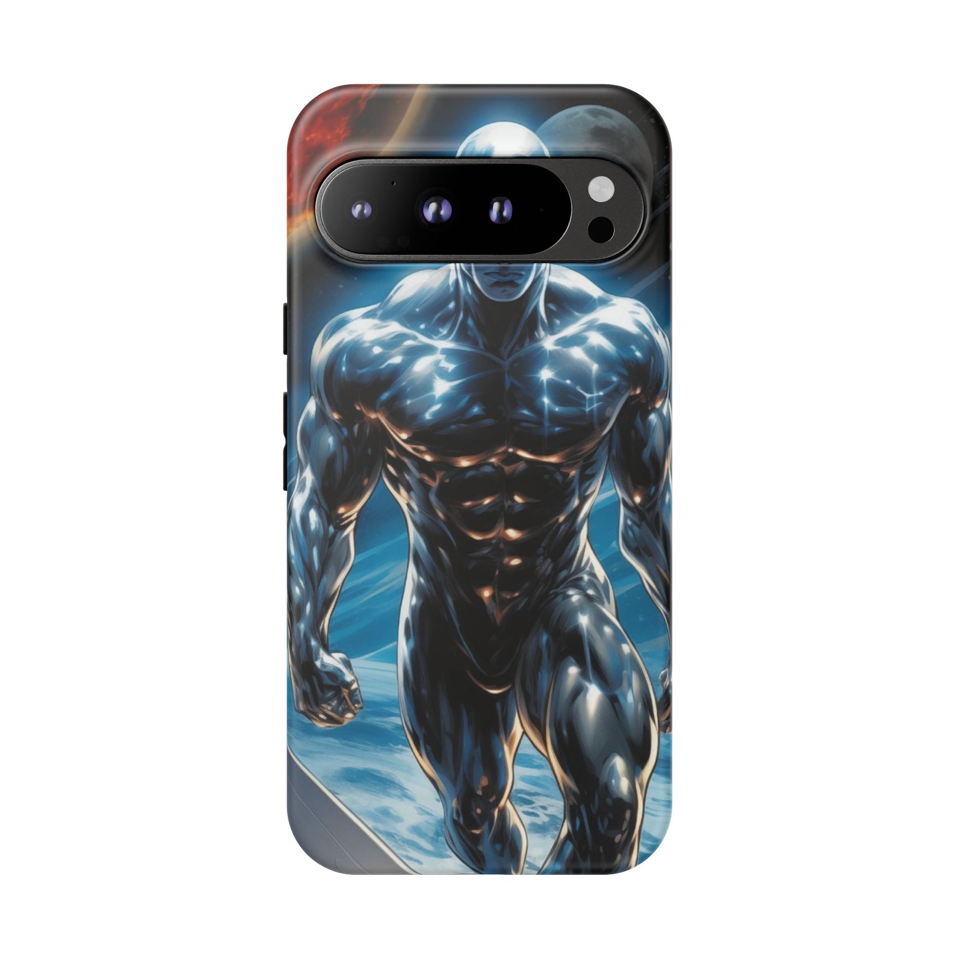 The Silver Surfer Comic Art Phone Case, Tough Cases for iPhones, Samsung, and Pixel