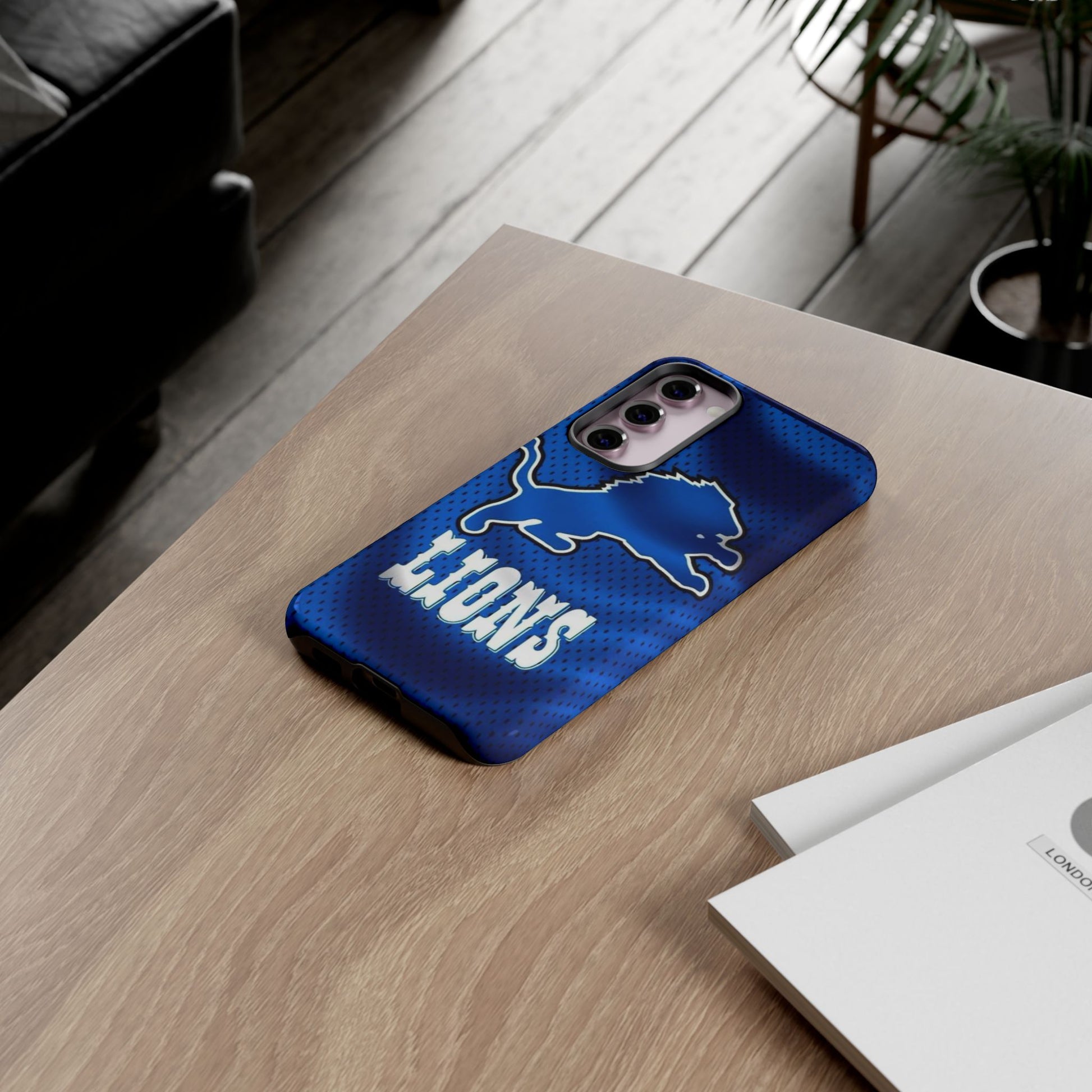 Detroit Lions Football Jersey Phone Case, Tough Cases for iPhones, Samsung, and Pixel