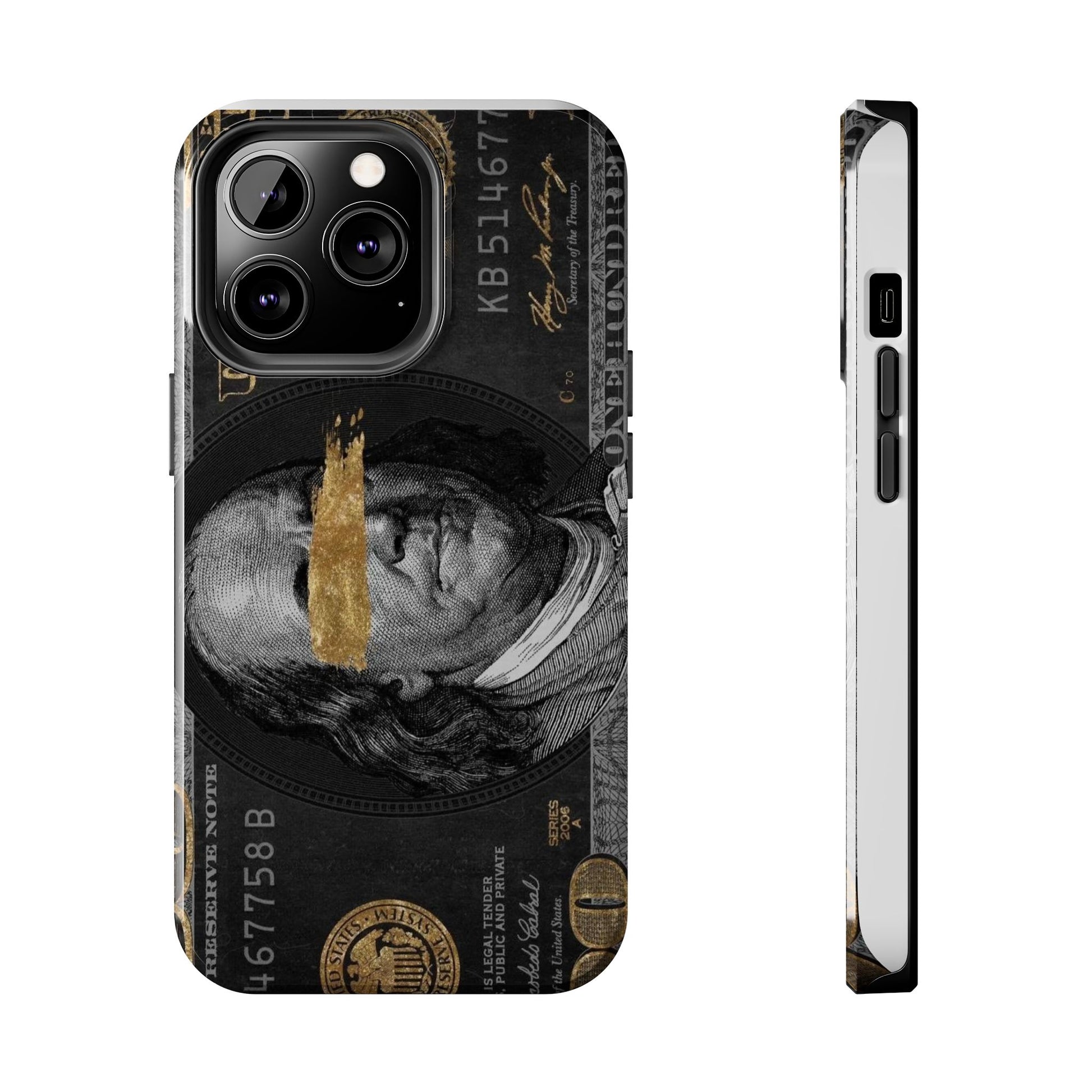 Hundred Dollar Bill Phone Cases for Iphones & Samsung Durable